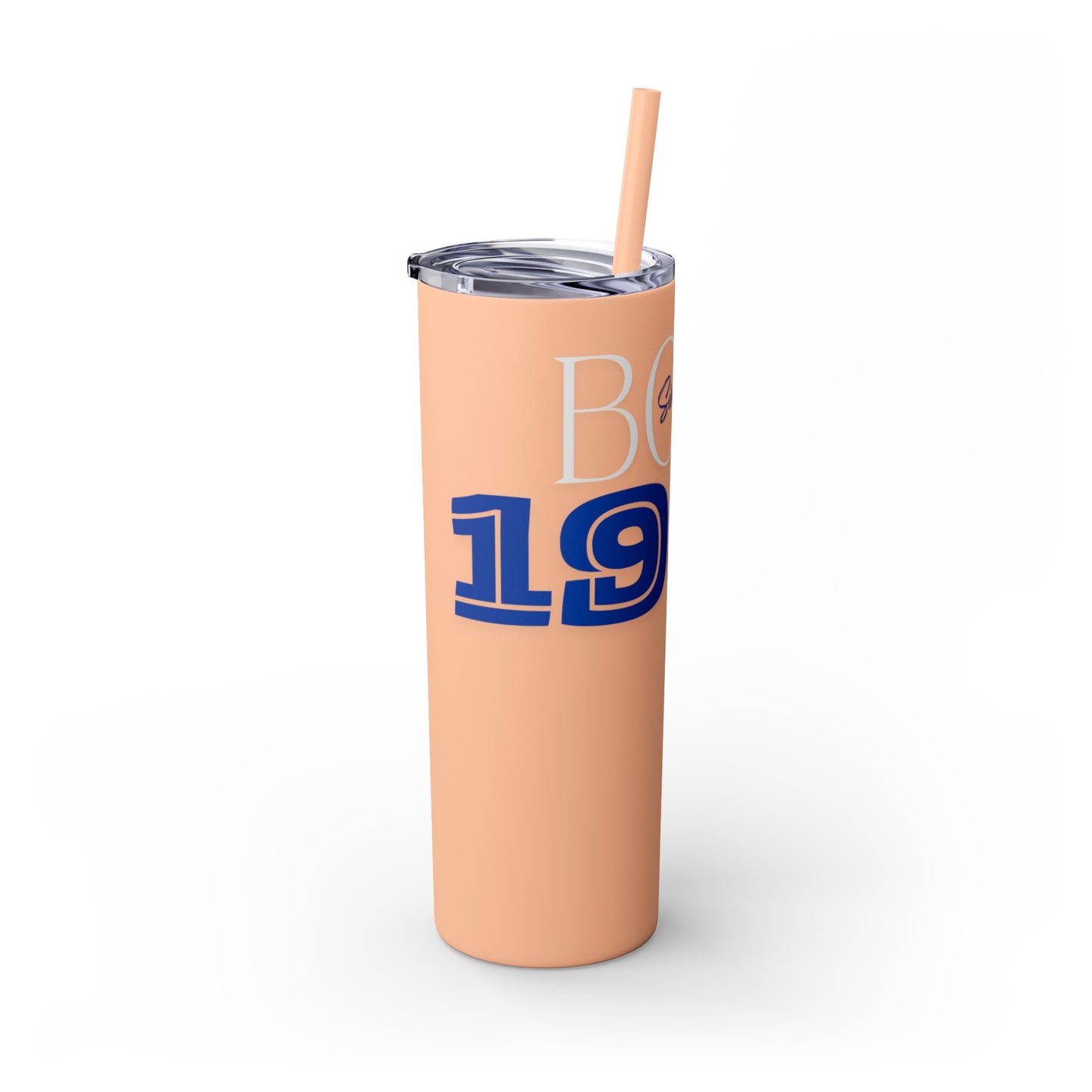Customizable 1983 Born Skinny Tumbler with Straw, 20oz