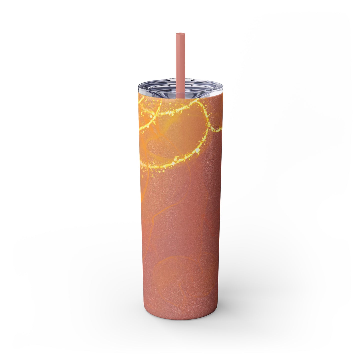 Fire Skinny Tumbler with Straw, 20oz Model# 051701