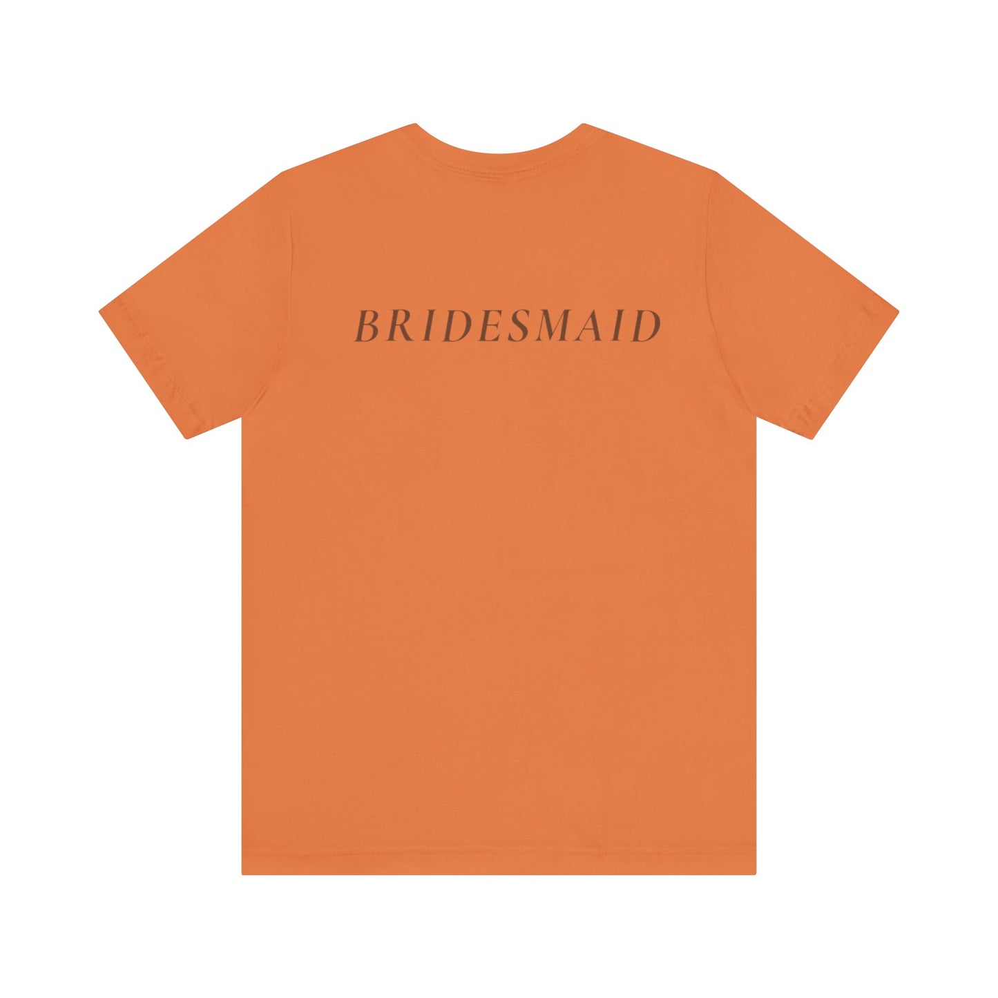 Bridal Party Unisex Jersey Short Sleeve Tee