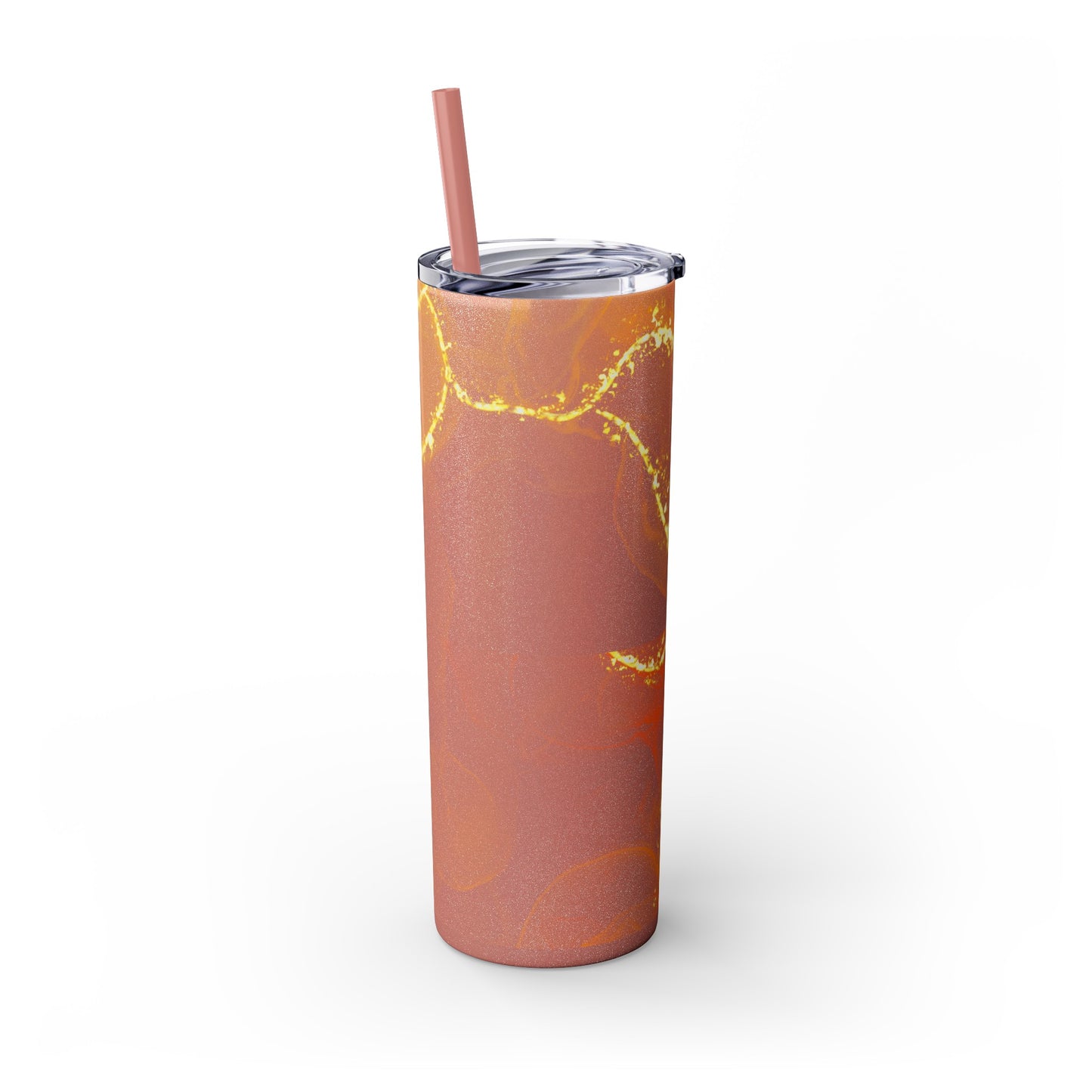 Fire Skinny Tumbler with Straw, 20oz Model# 051701