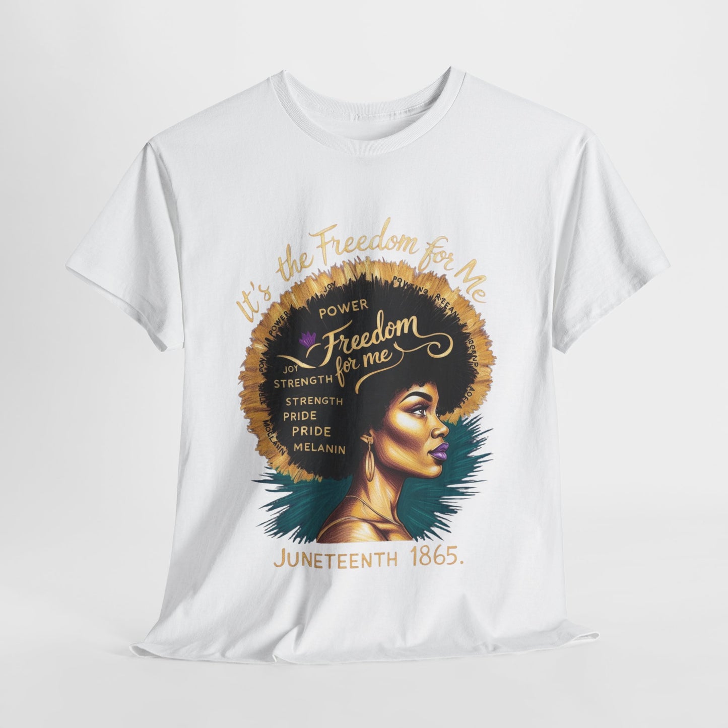 Graphic Tee - Juneteenth 1865 Freedom for Me Design