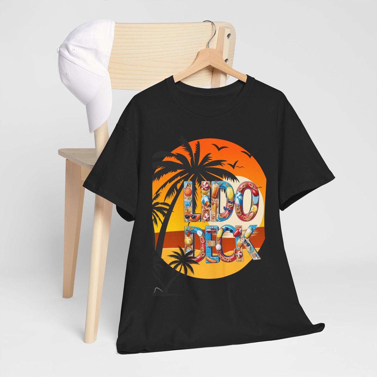 Lido Deck Unisex Tee - Cruise Ship Beach Poolside Vacation Shirt
