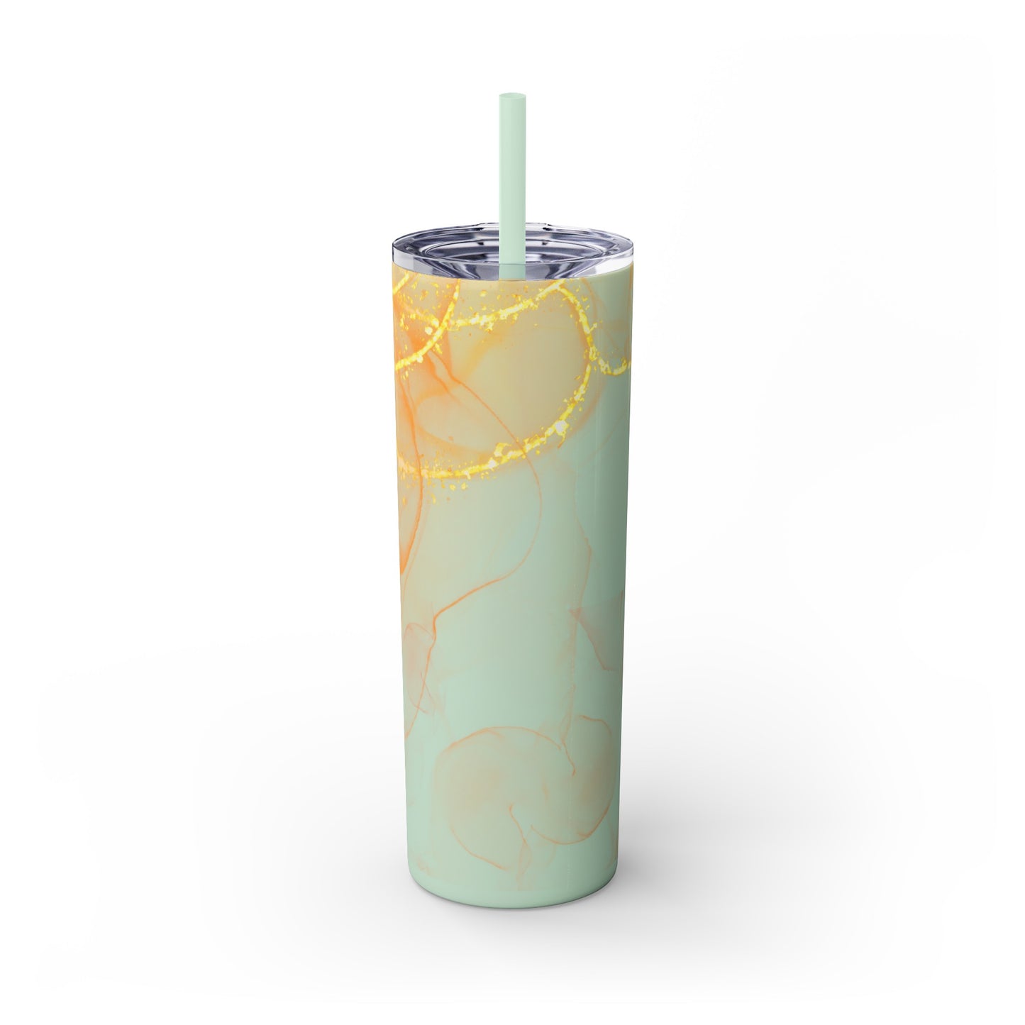 Fire Skinny Tumbler with Straw, 20oz Model# 051701