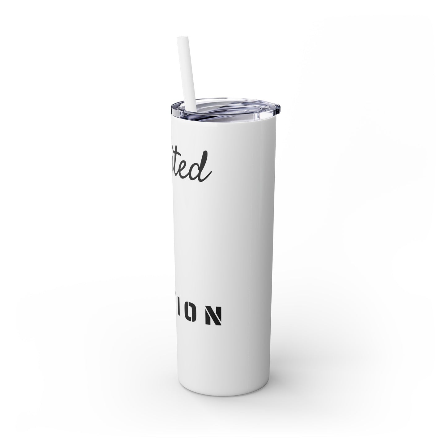 Limited Edition Customizable Skinny Tumbler with Straw, 20oz