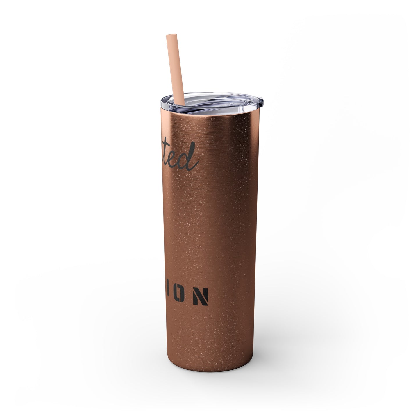 Limited Edition Customizable Skinny Tumbler with Straw, 20oz