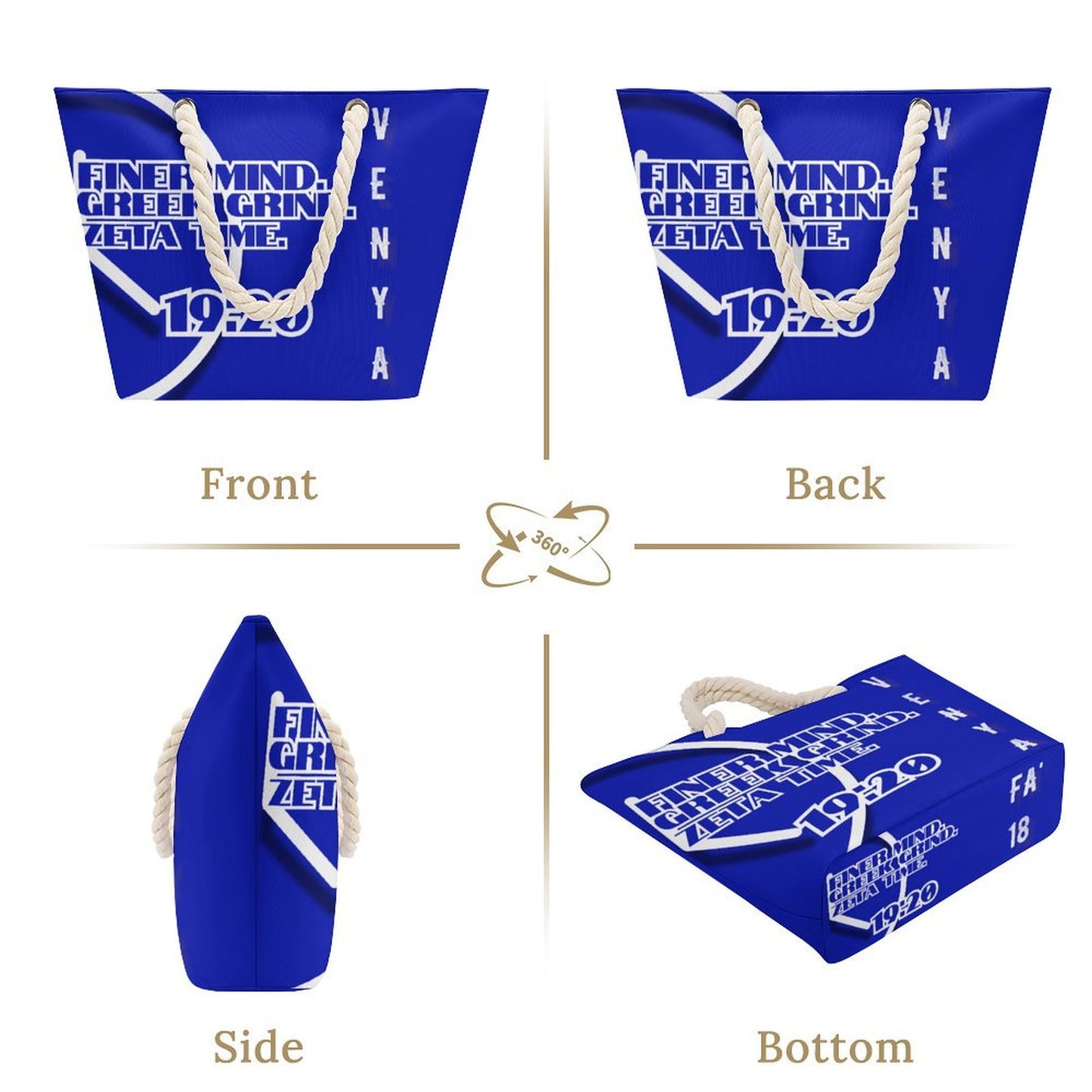 Hemp rope tote bag Hemp Rope Tote Bag