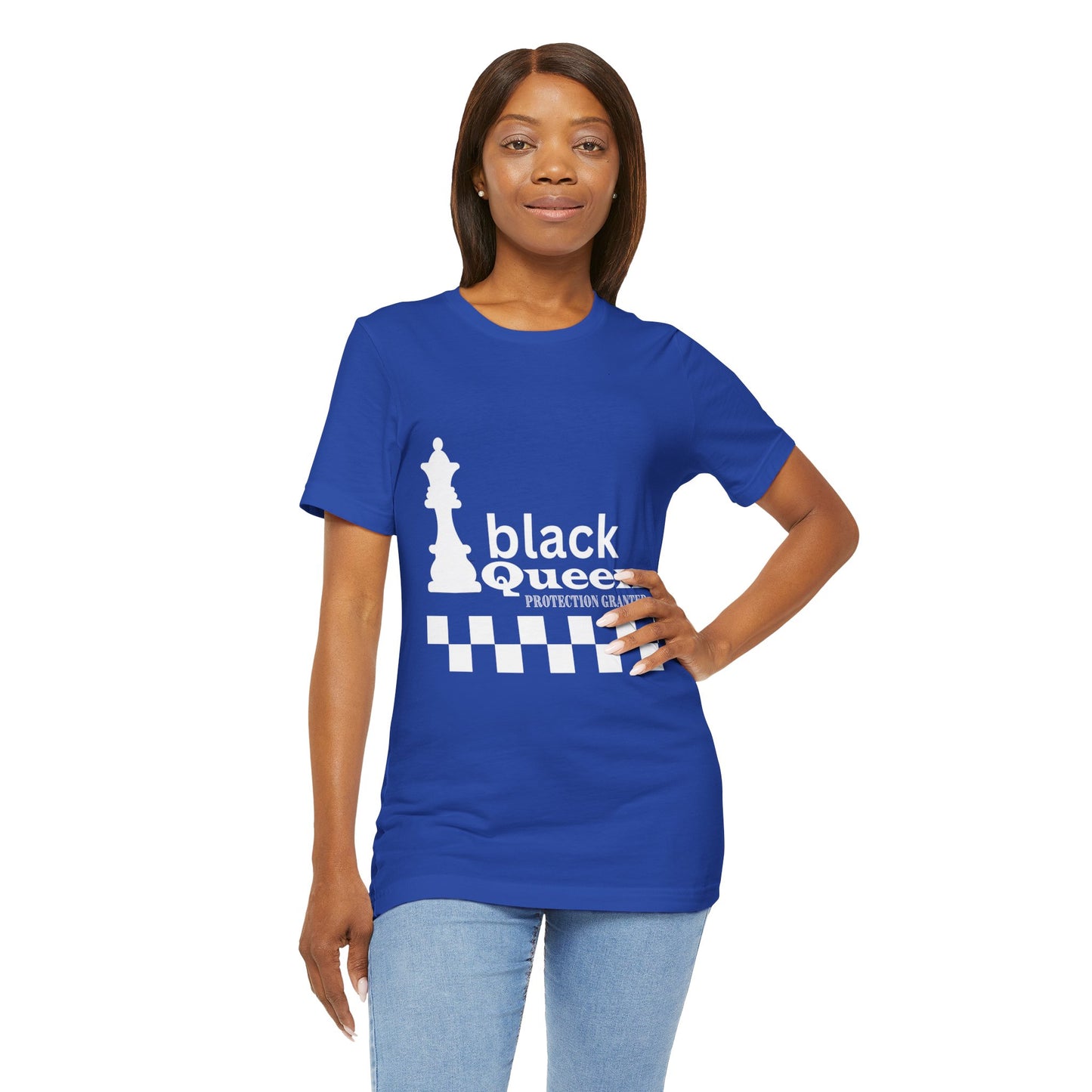 Black Queen Chess Tee - Unisex Jersey Short Sleeve