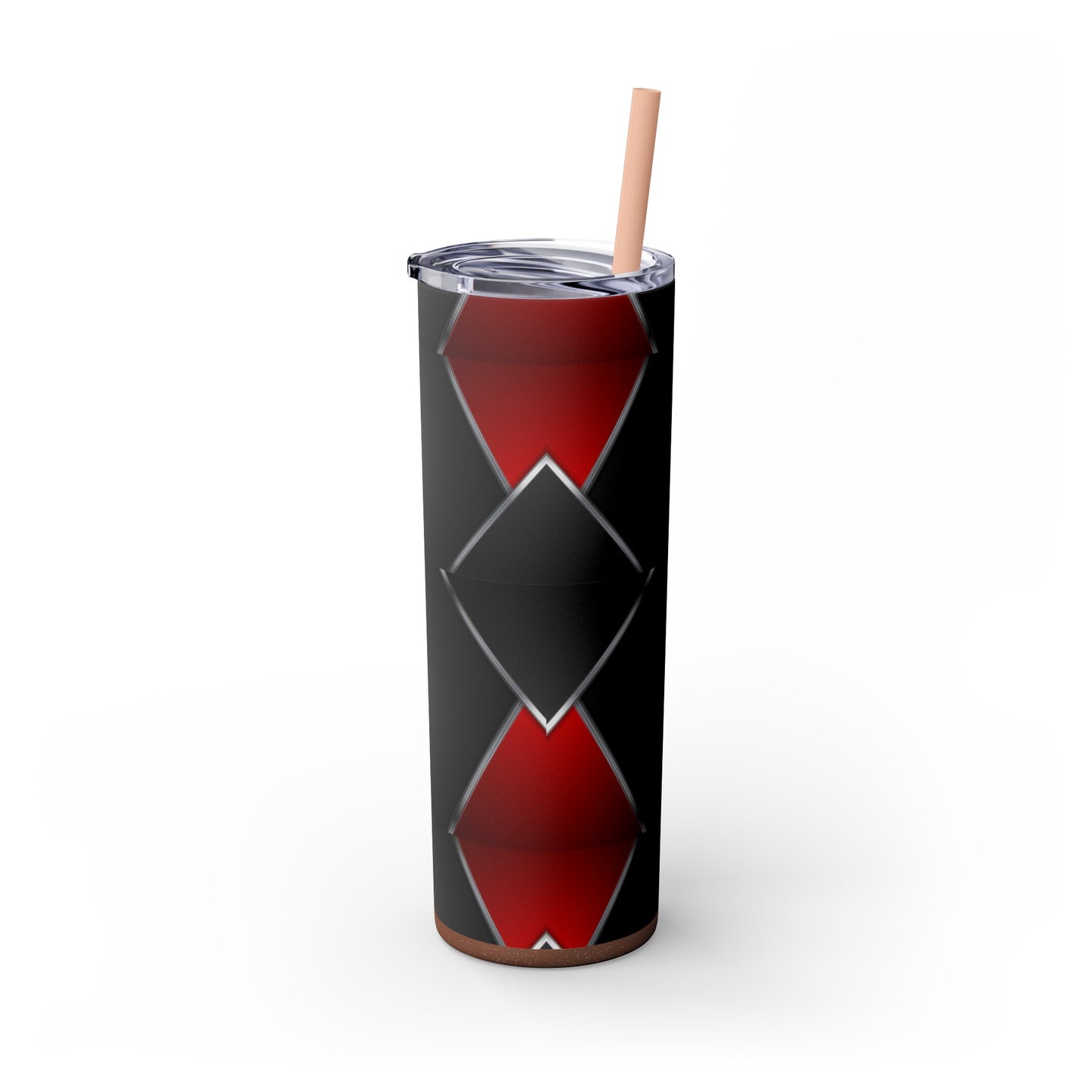 DANGER Skinny Tumbler with Straw, 20oz