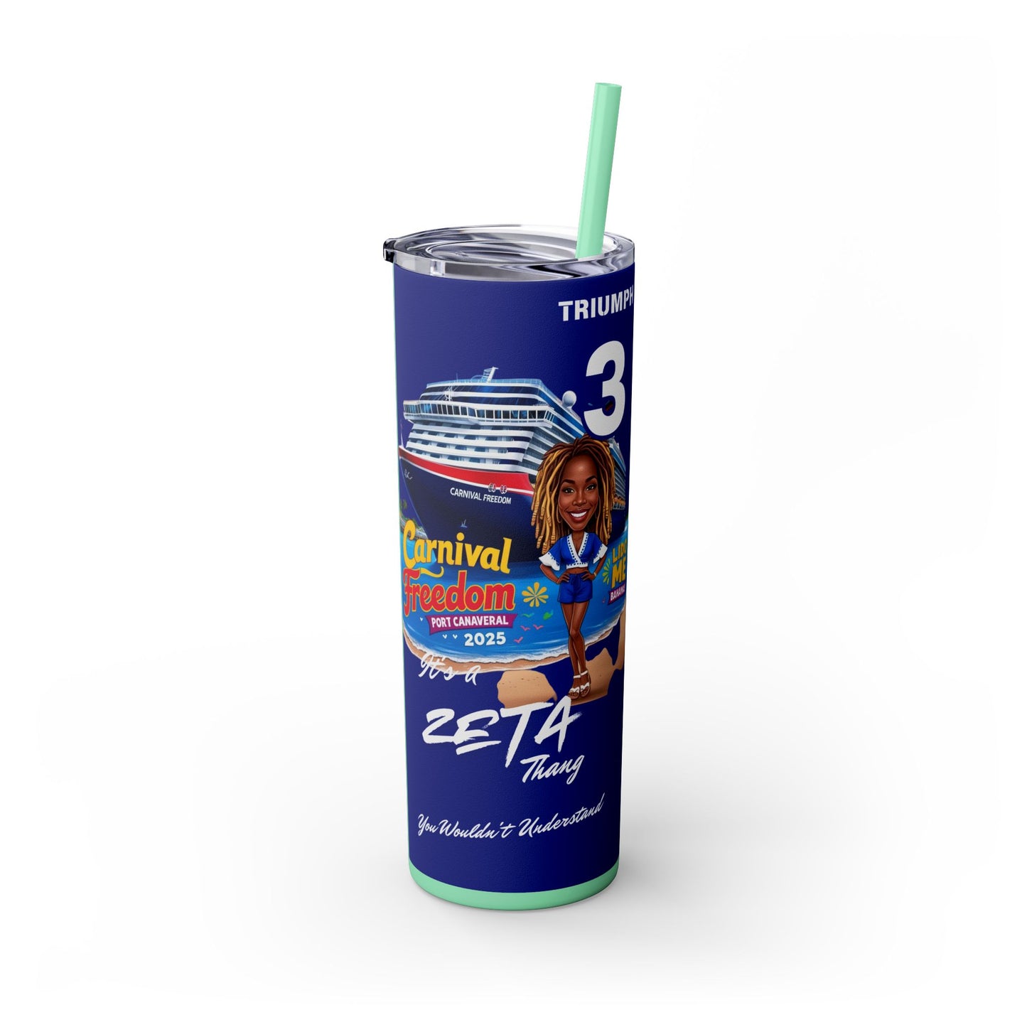 Tumbler - Tre LIDO DECK Beach and Poolside Theme
