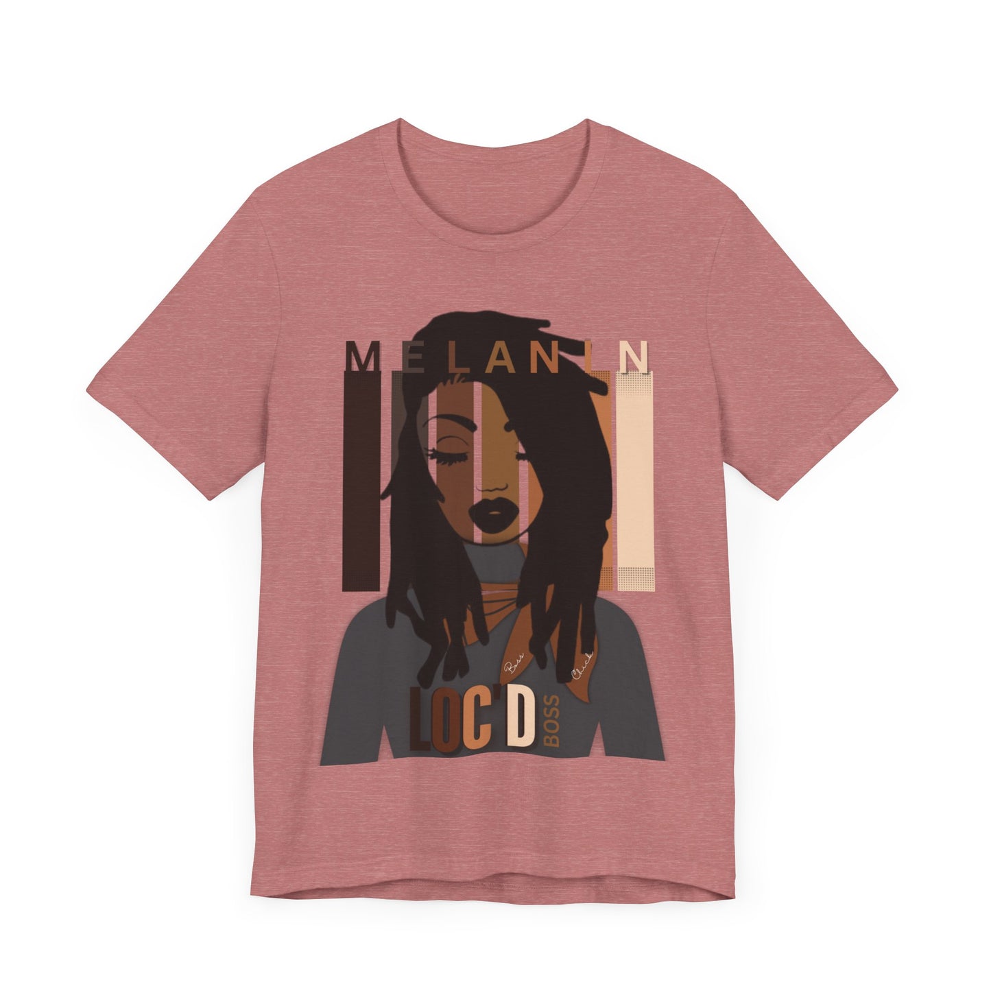 Melanin Loc'd Jersey Short Sleeve Tee