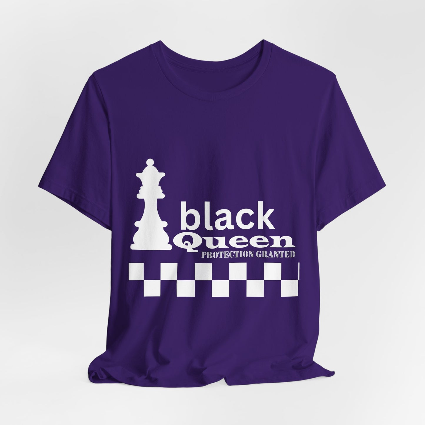 Black Queen Chess Tee - Unisex Jersey Short Sleeve