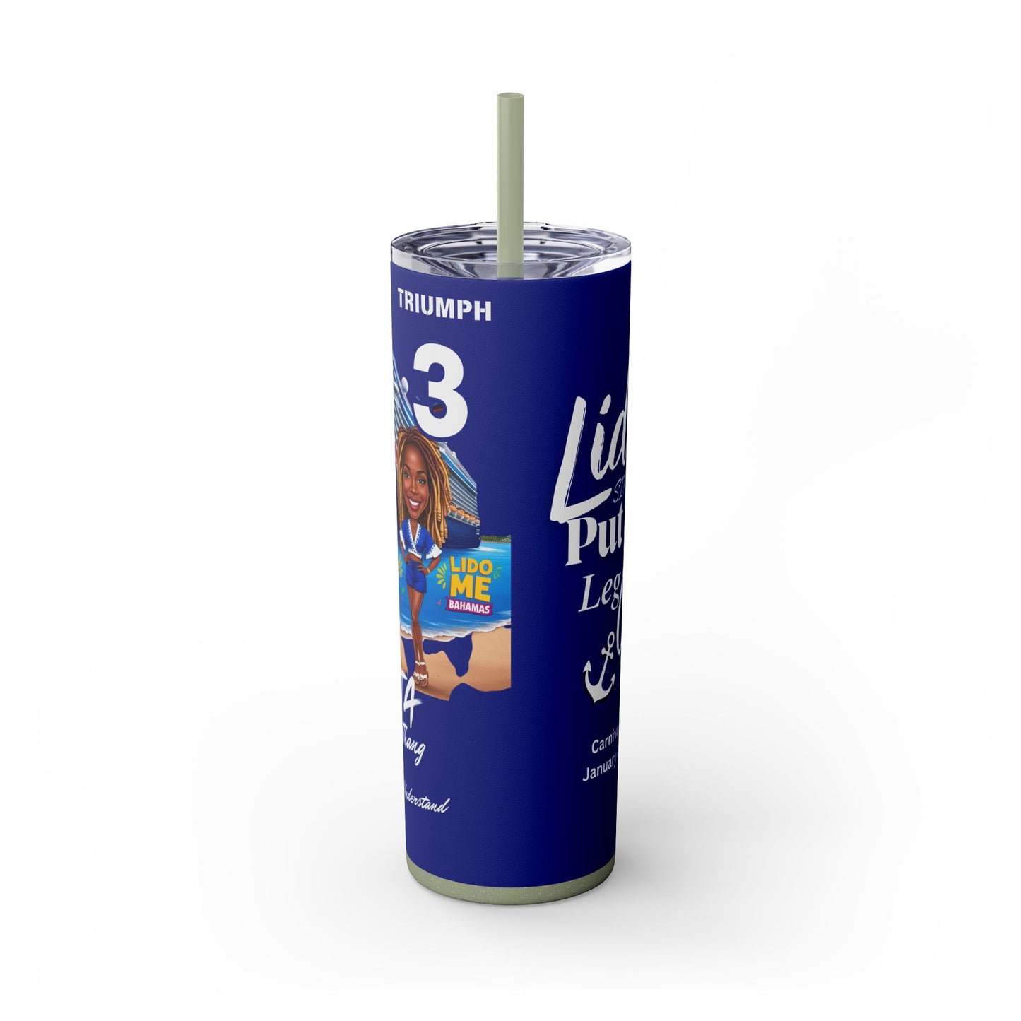 Tumbler - Tre LIDO DECK Beach and Poolside Theme