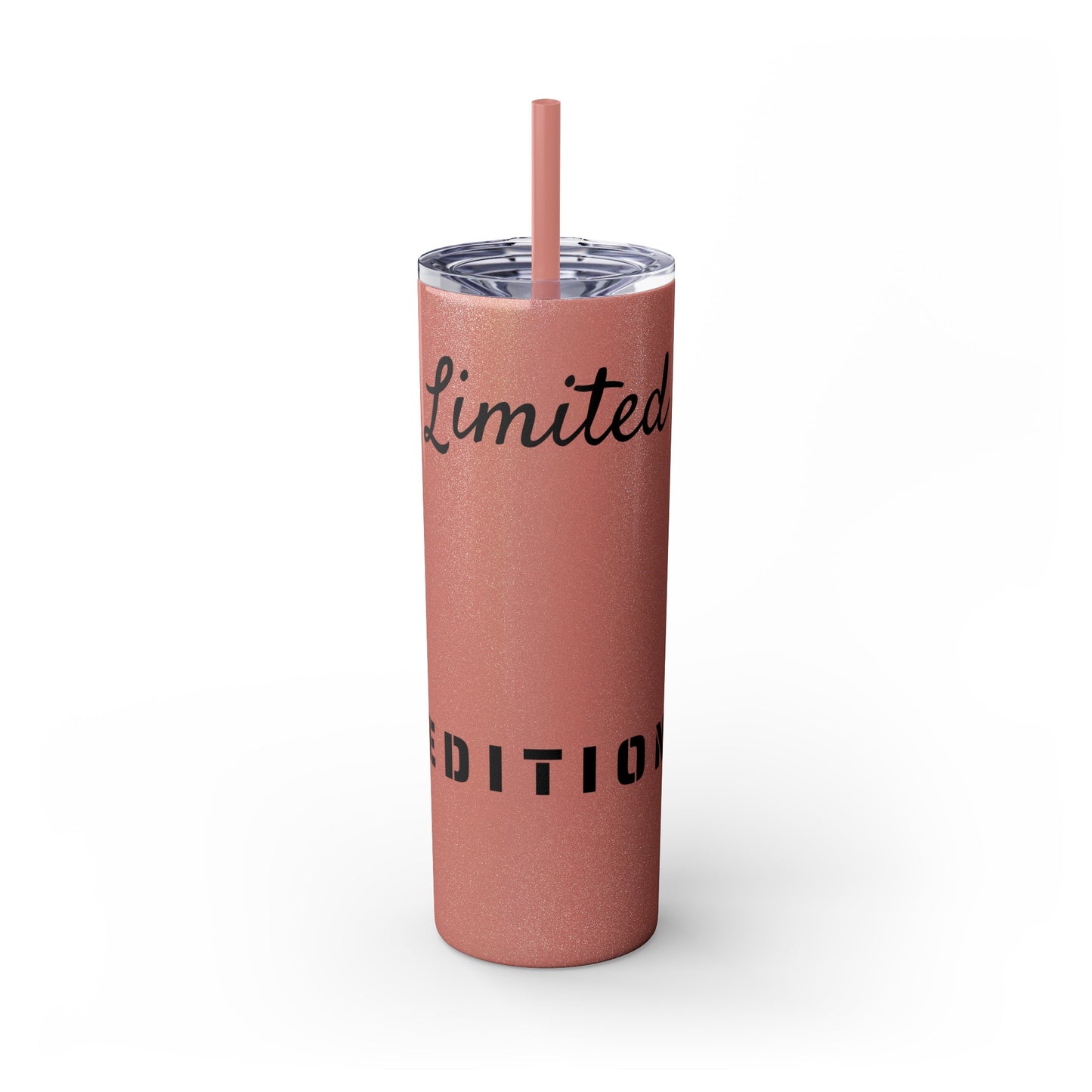 Limited Edition Customizable Skinny Tumbler with Straw, 20oz