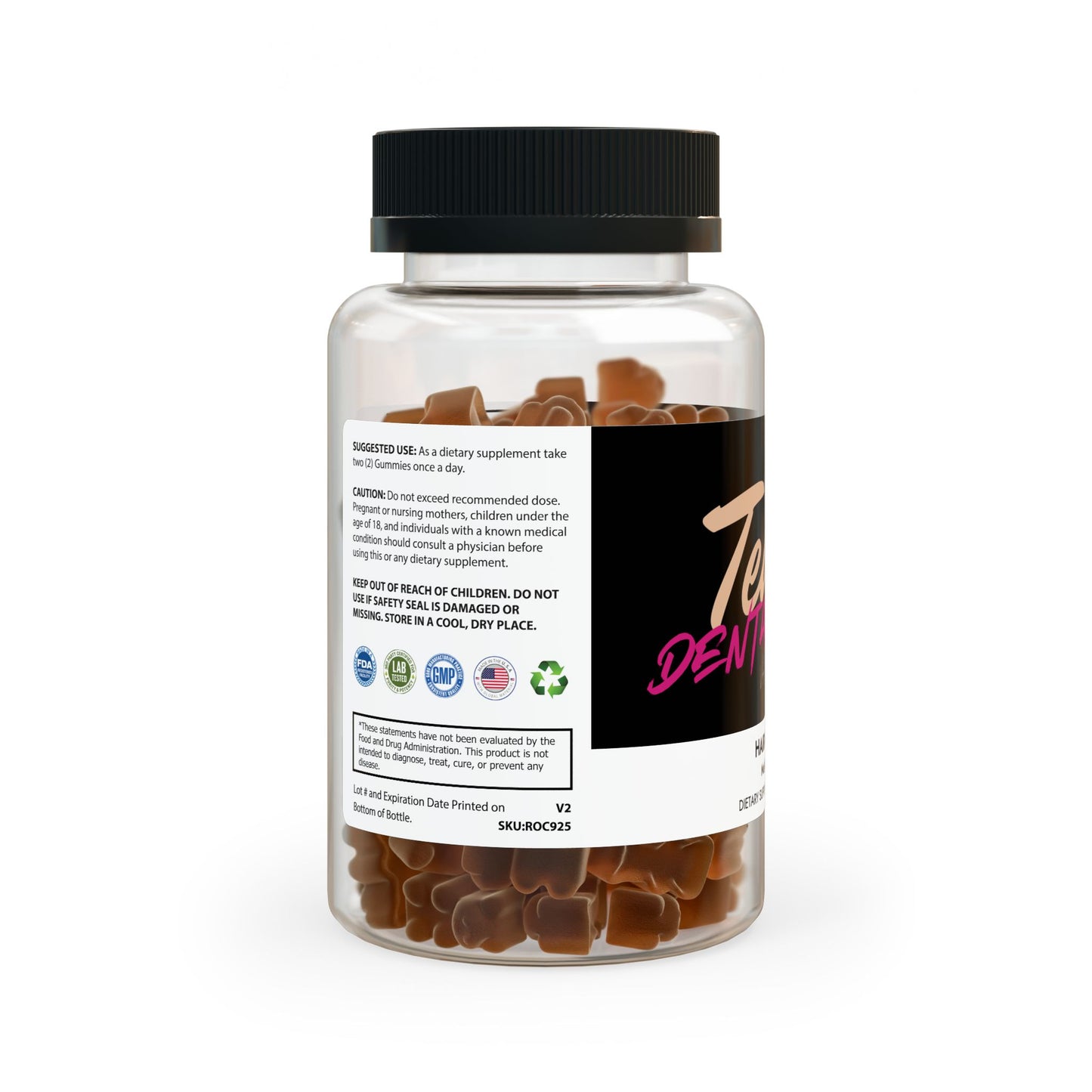 Team Dental Floss Hair Vitamin Gummies (60 Gummies)