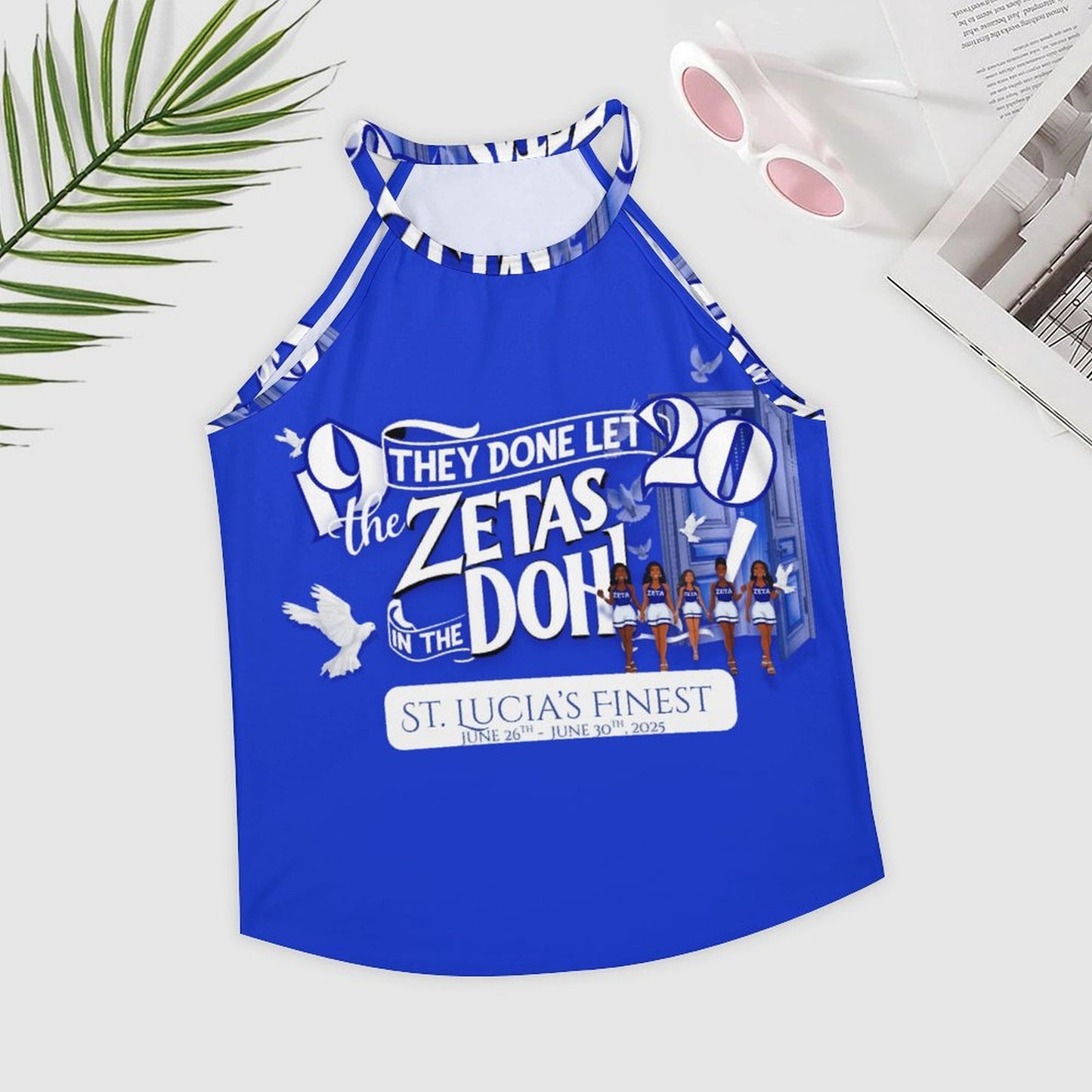 They Done Let the Zetas In the Doh Women's Round-Neck Vest