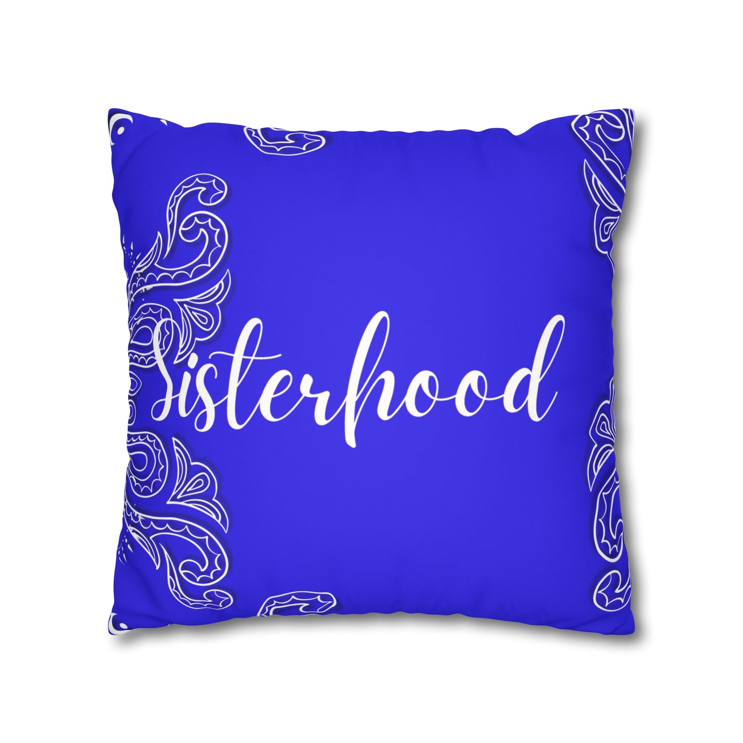Sister Hood 1920 Faux Suede Square Pillowcase