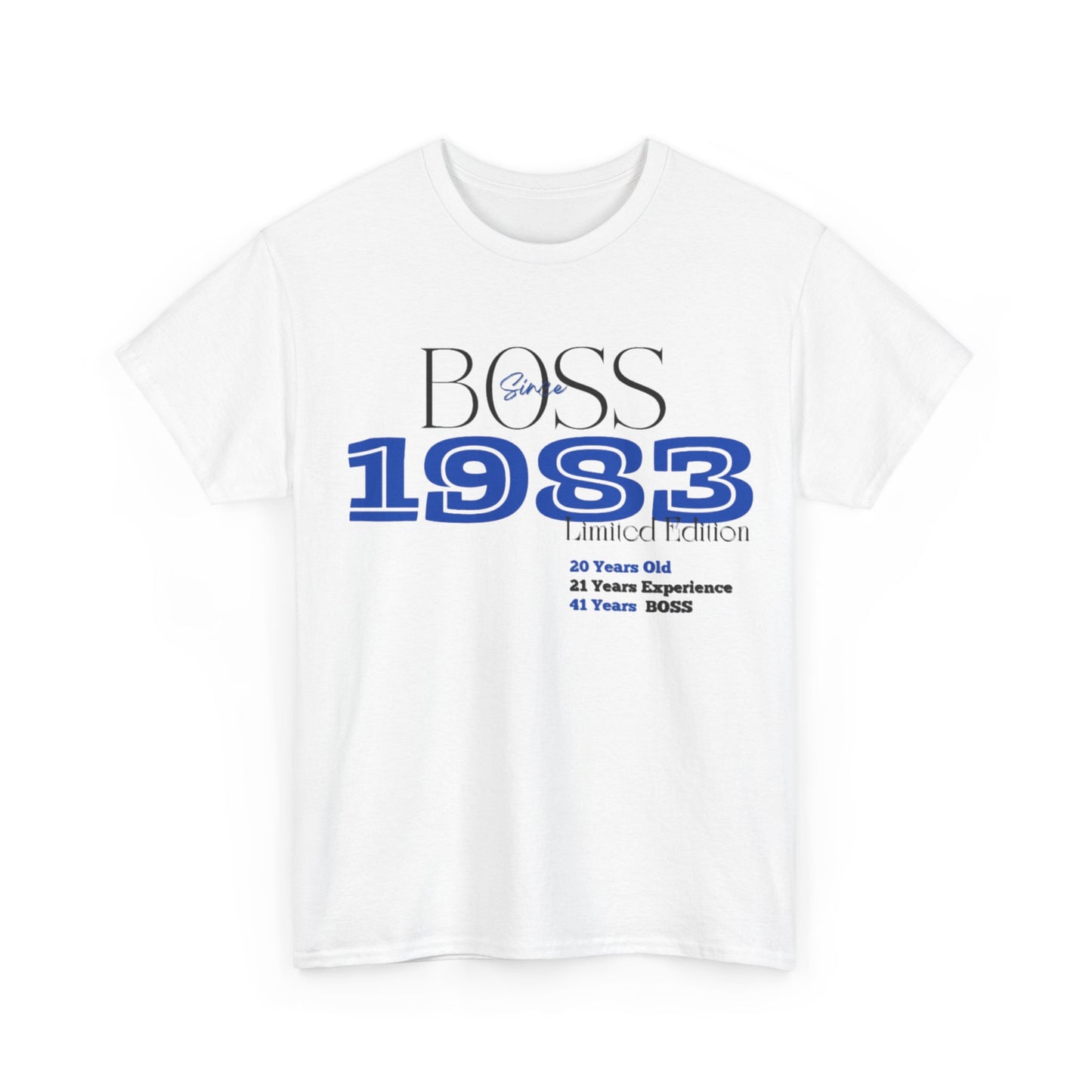 Boss Since 1983 Unisex Heavy Cotton Tee