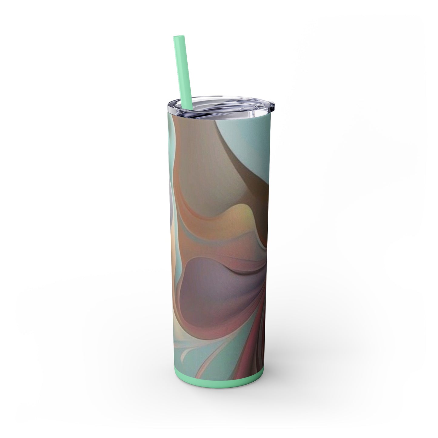Teal We Meet Again Skinny Tumbler with Straw, 20oz