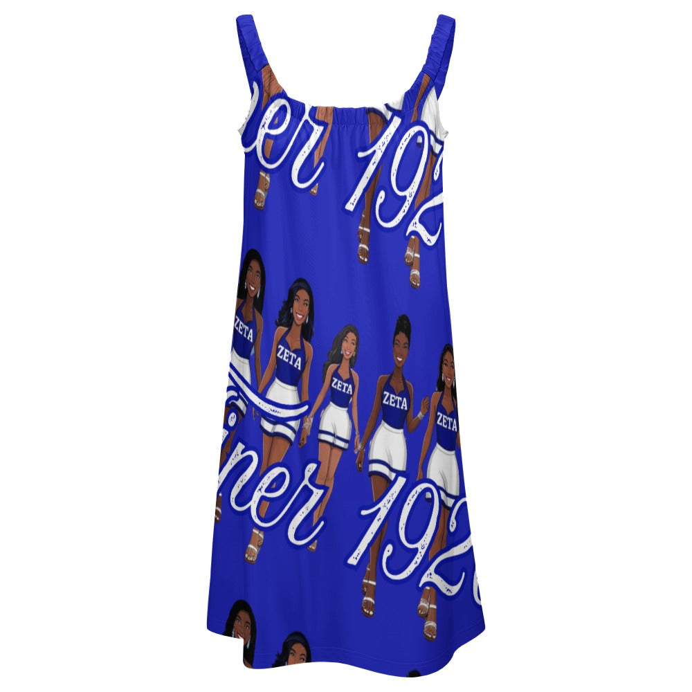 Zeta-Inspired Sleeveless Stretch Dress