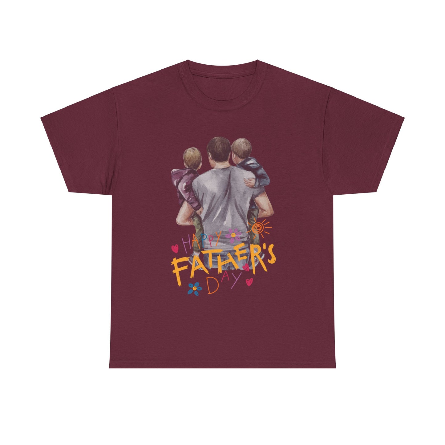 Happy Father's Day Unisex Heavy Cotton Tee