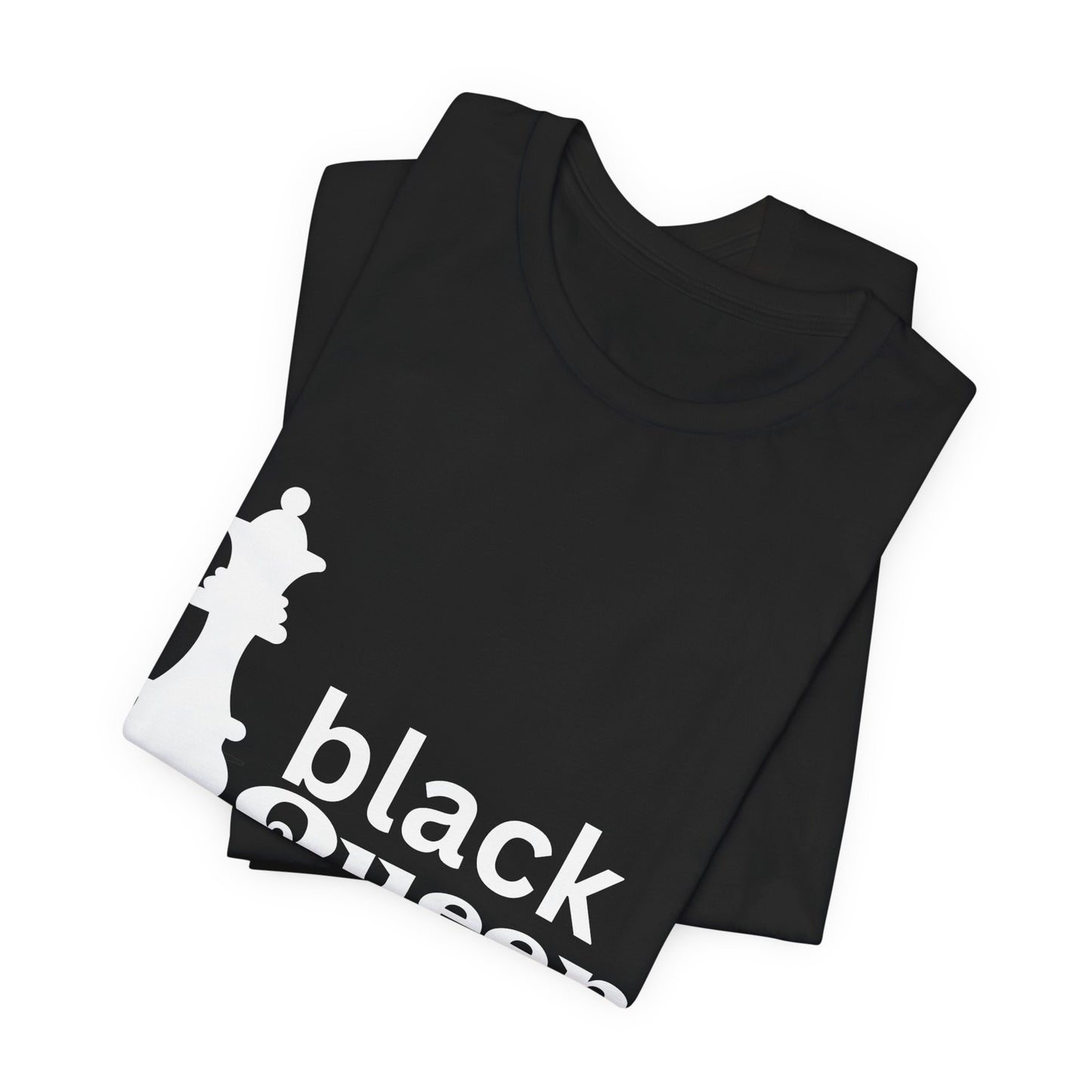 Black Queen Chess Tee - Unisex Jersey Short Sleeve