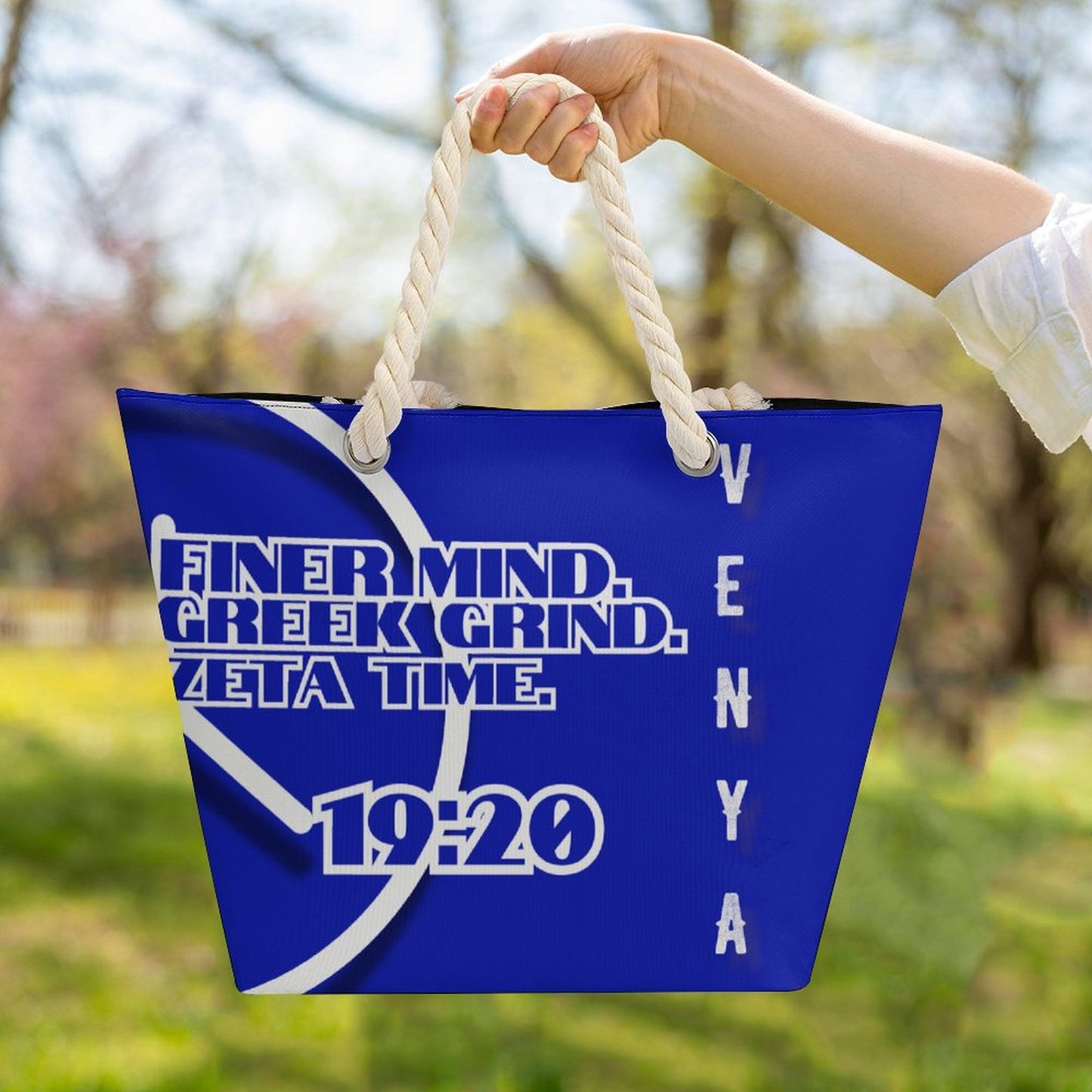 Hemp rope tote bag Hemp Rope Tote Bag