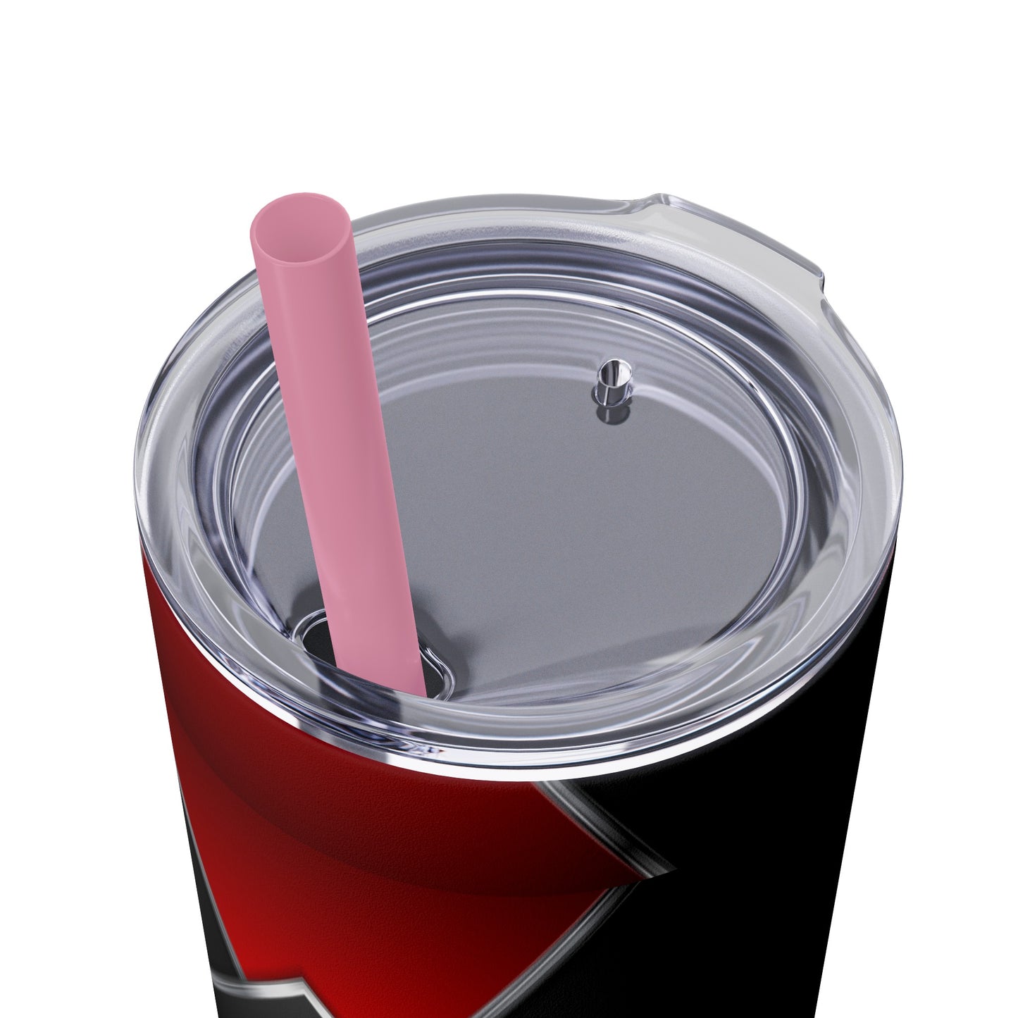DANGER Skinny Tumbler with Straw, 20oz