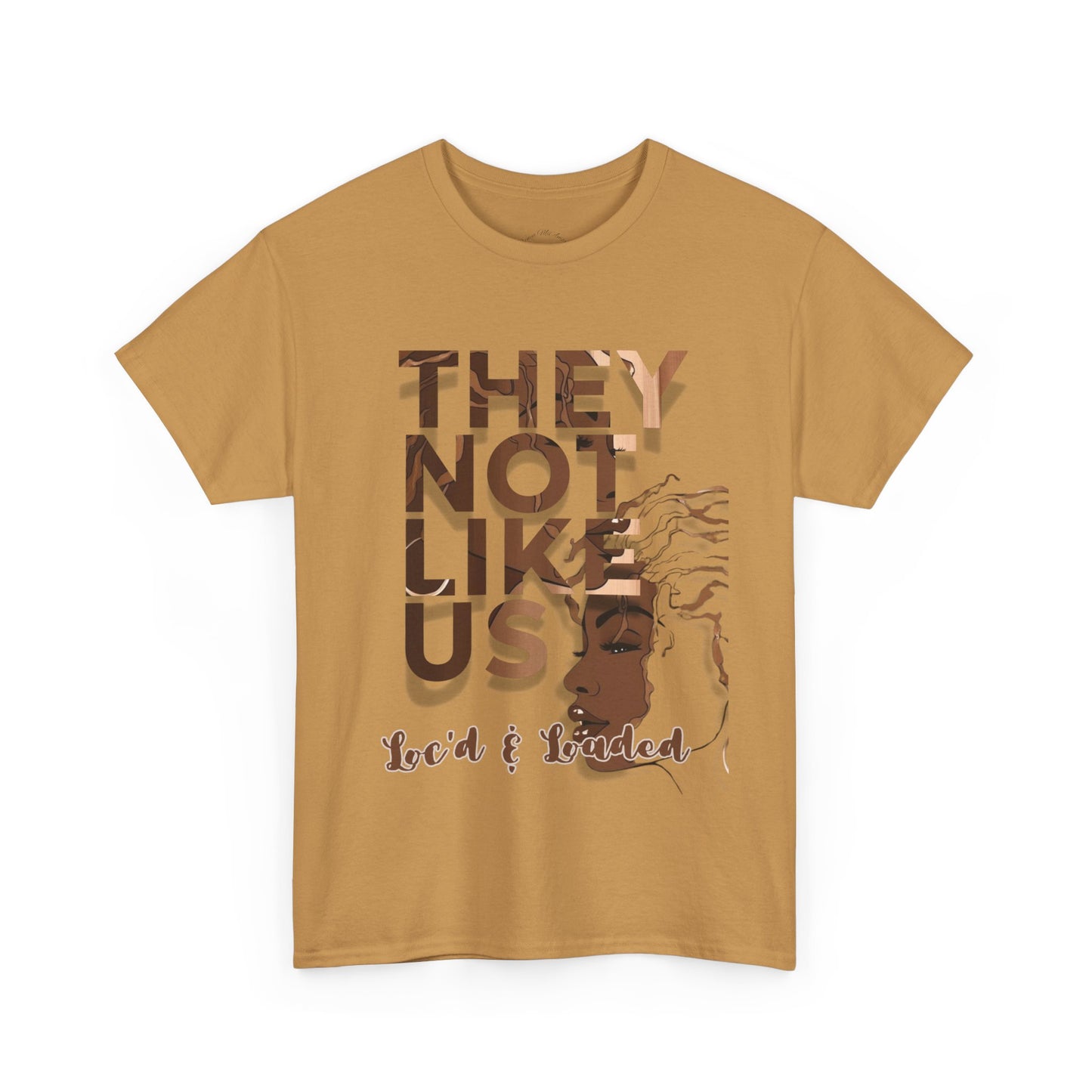 They Not Like Us Loc'd Unisex Heavy Cotton Tee - Melanated Commemorative T-Shirt
