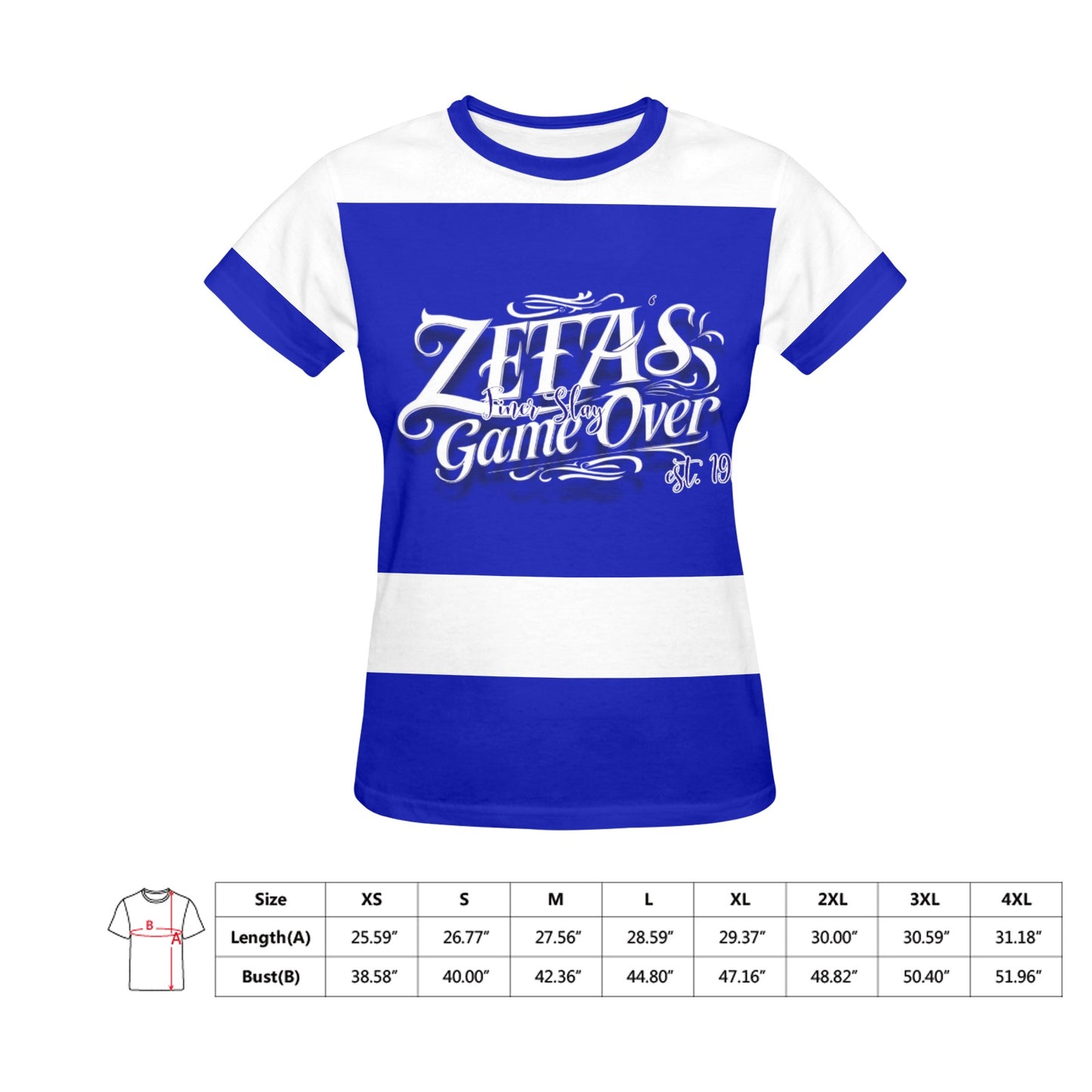 Women's All Over Print Crew Neck T-Shirt(T40-2)