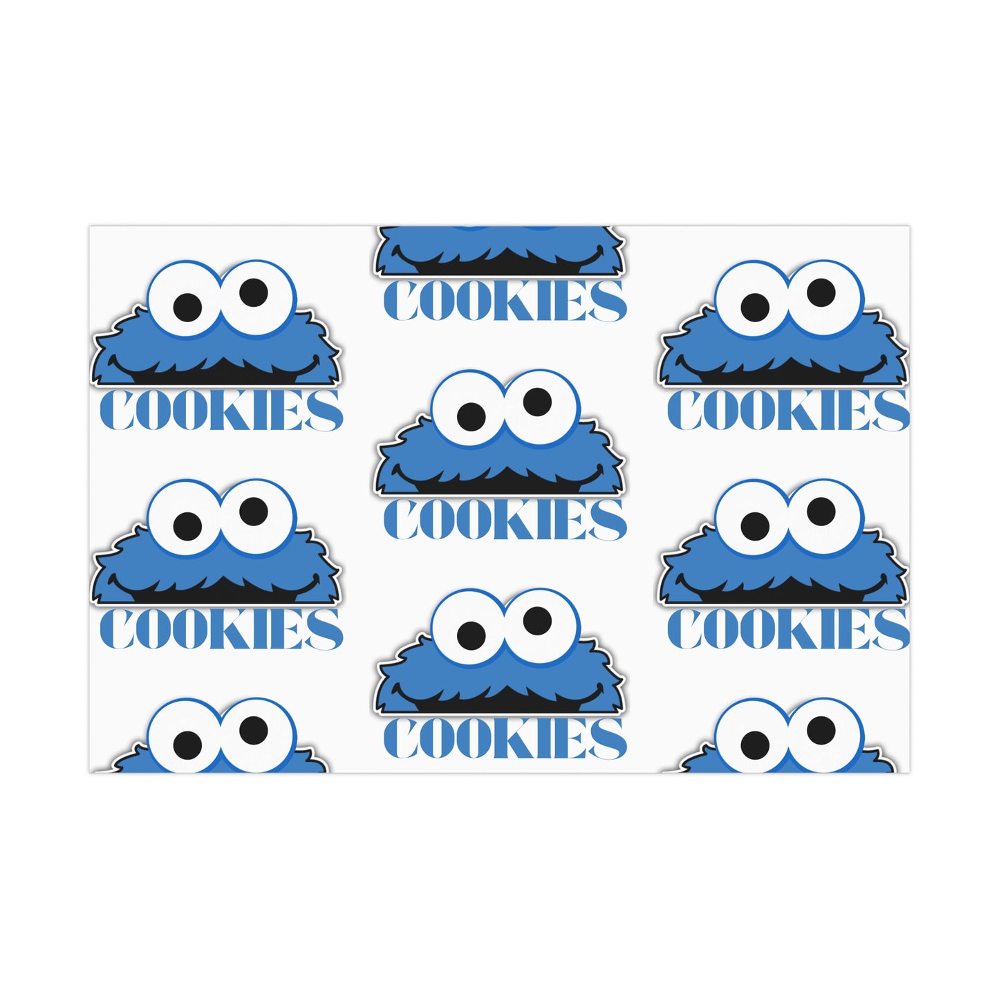 Gift Wrap Papers-Cookie Monster Inspired