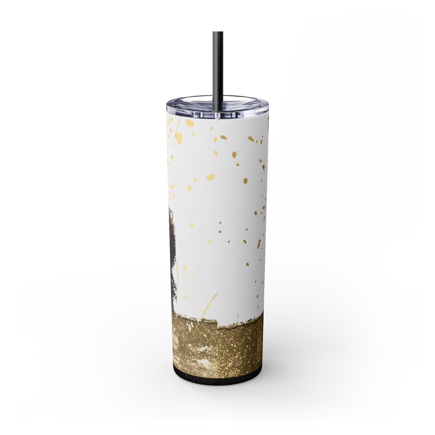To Dream The Imposisible Dream Skinny Tumbler with Straw, 20oz