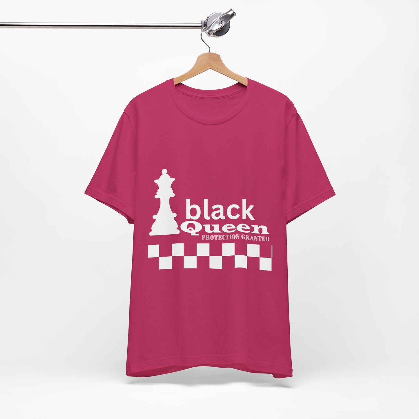 Black Queen Chess Tee - Unisex Jersey Short Sleeve