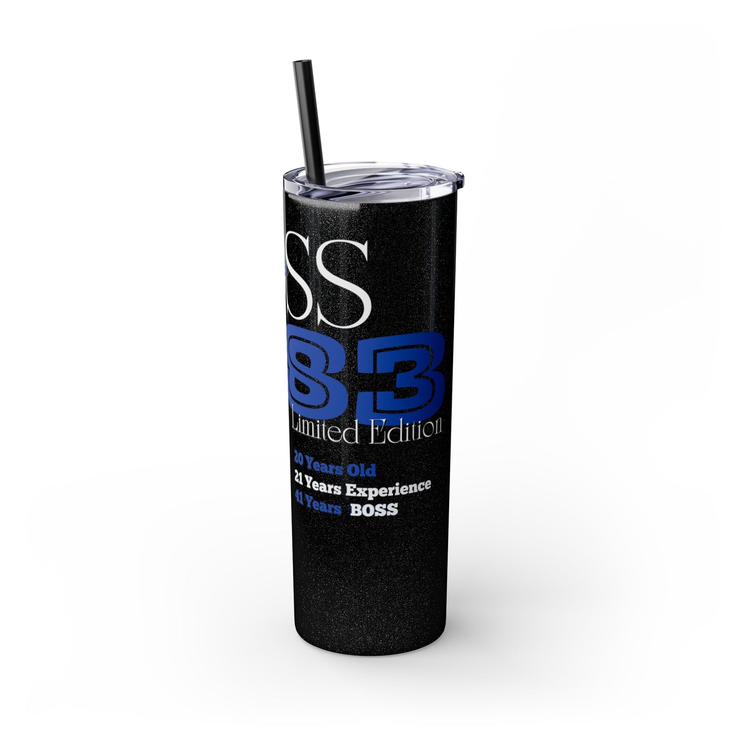 Customizable 1983 Born Skinny Tumbler with Straw, 20oz
