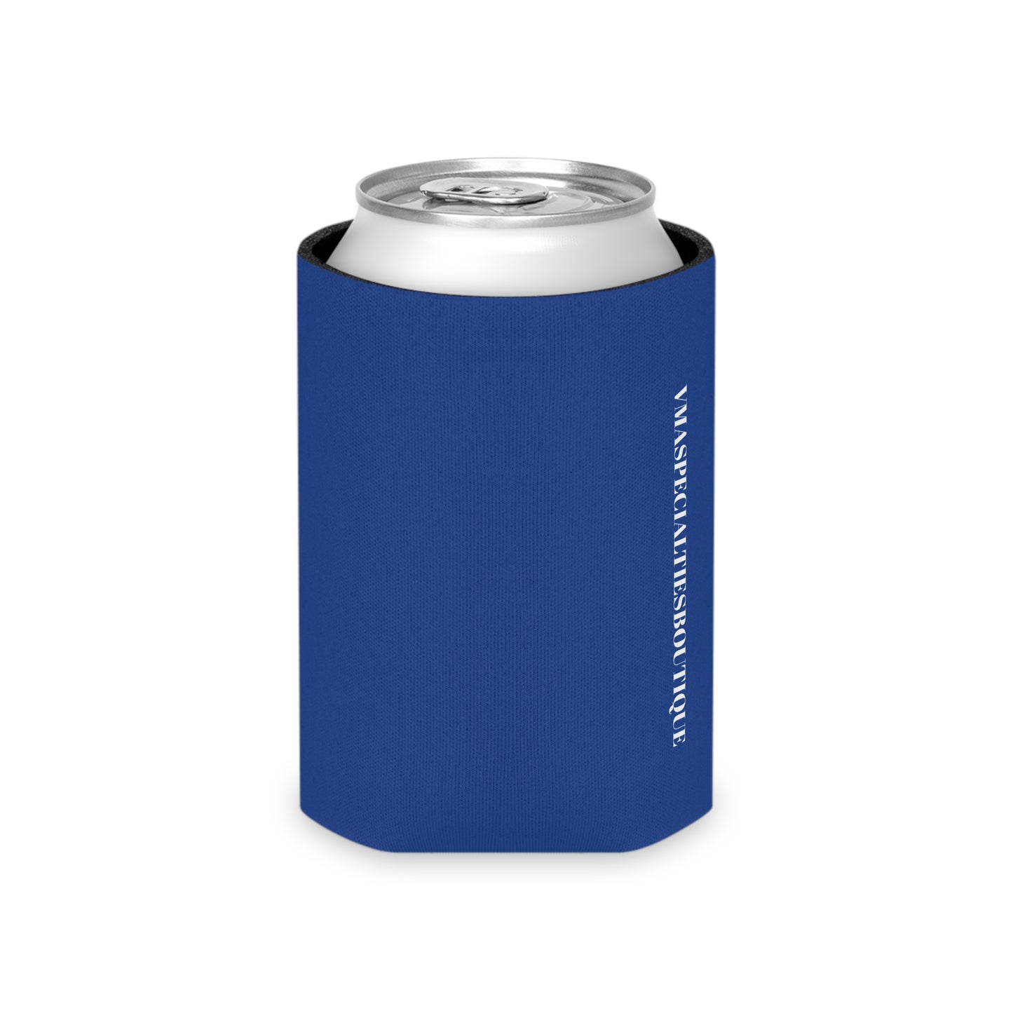 Can Cooler - Tropical Beach Lido Deck Sunset Palm Tree Wave Design