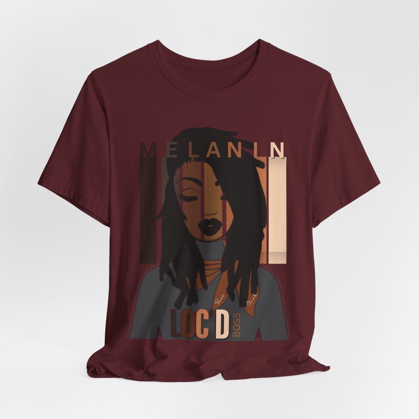 Melanin Loc'd Jersey Short Sleeve Tee