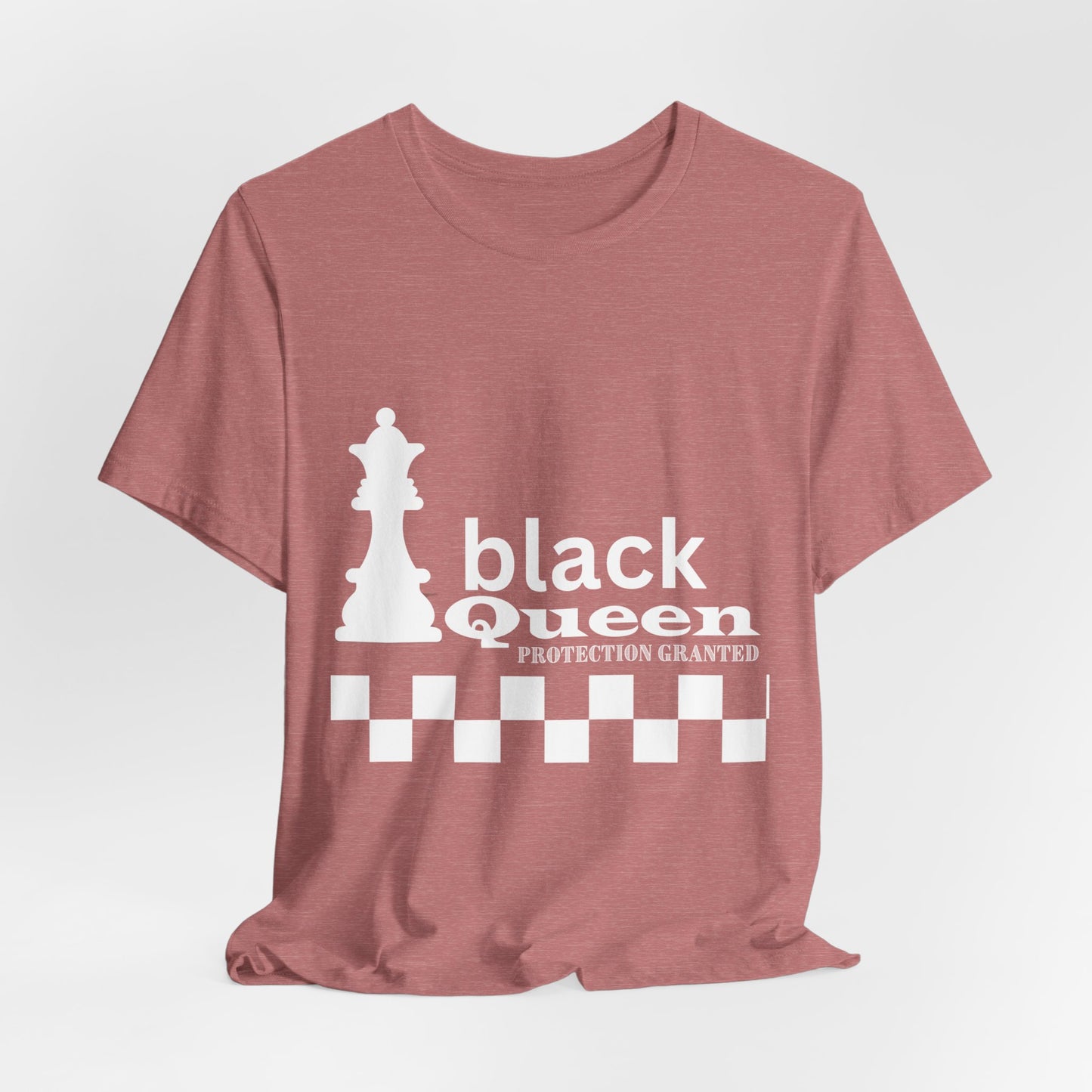 Black Queen Chess Tee - Unisex Jersey Short Sleeve