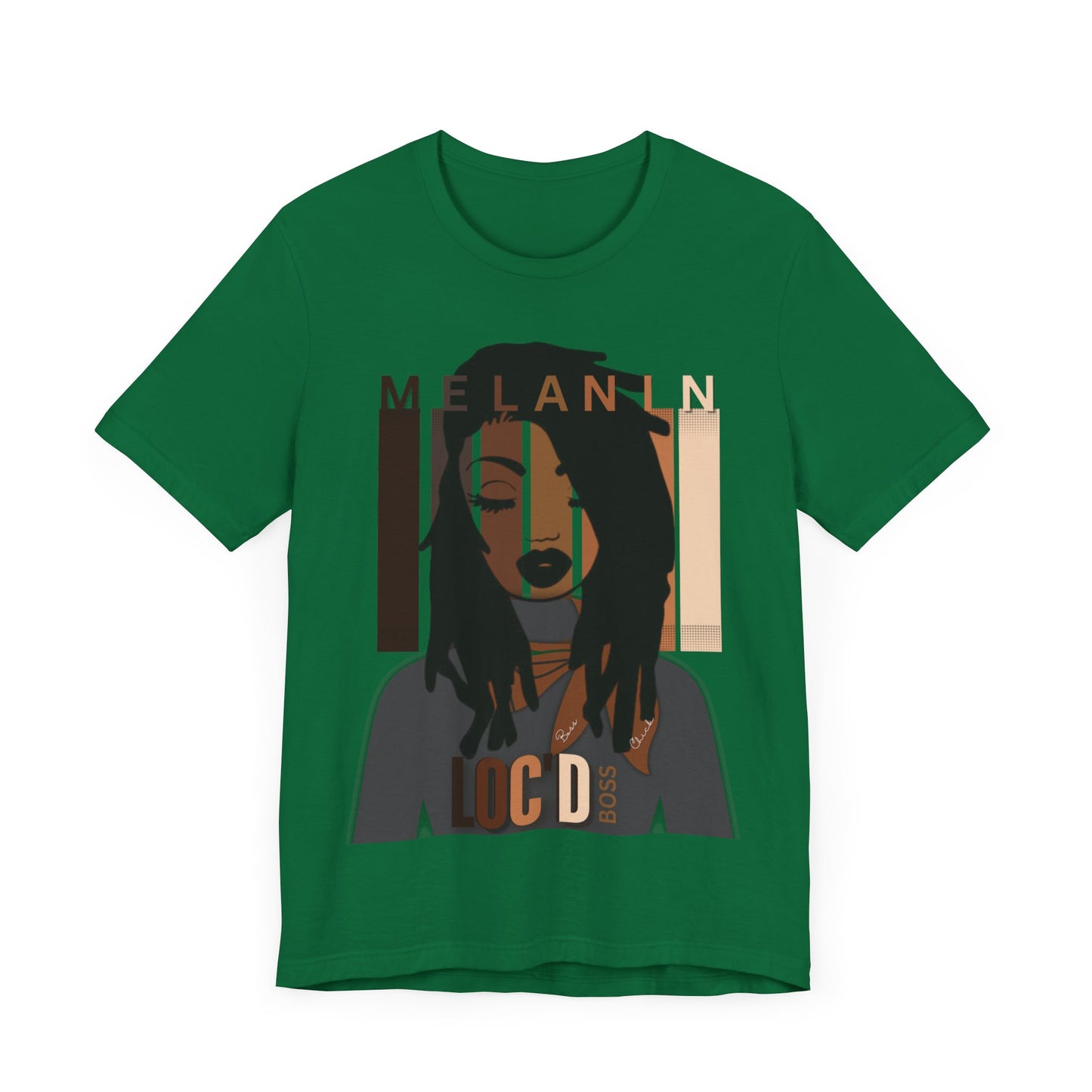 Melanin Loc'd Jersey Short Sleeve Tee