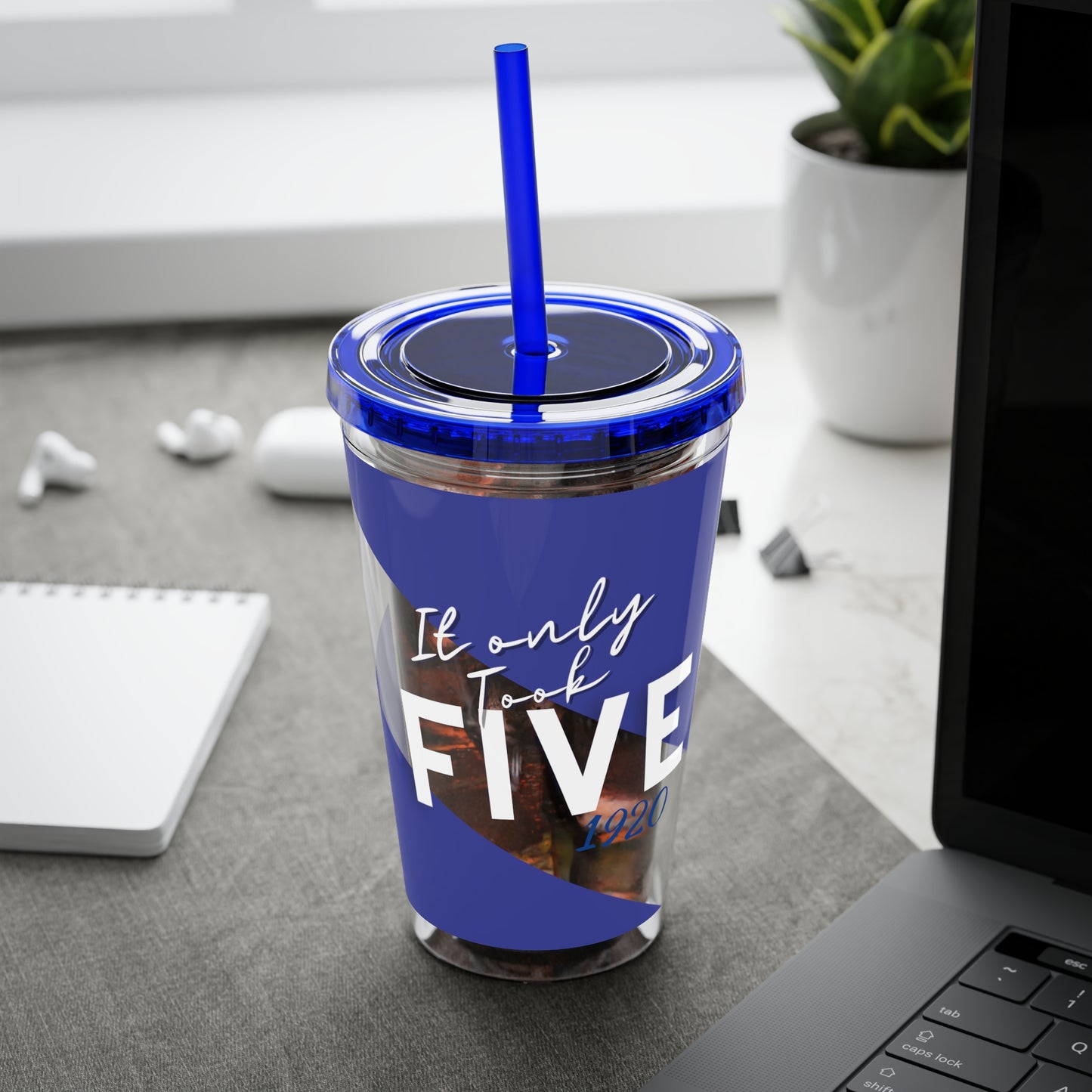 It Only Took Five Sunsplash Tumbler with Straw, 16oz