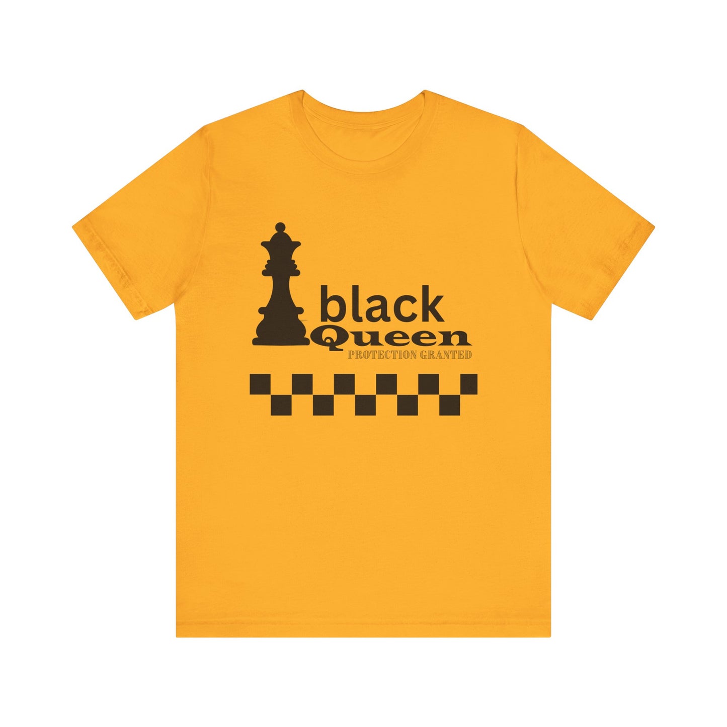 Black Queen Chess Tee - Unisex Jersey Short Sleeve
