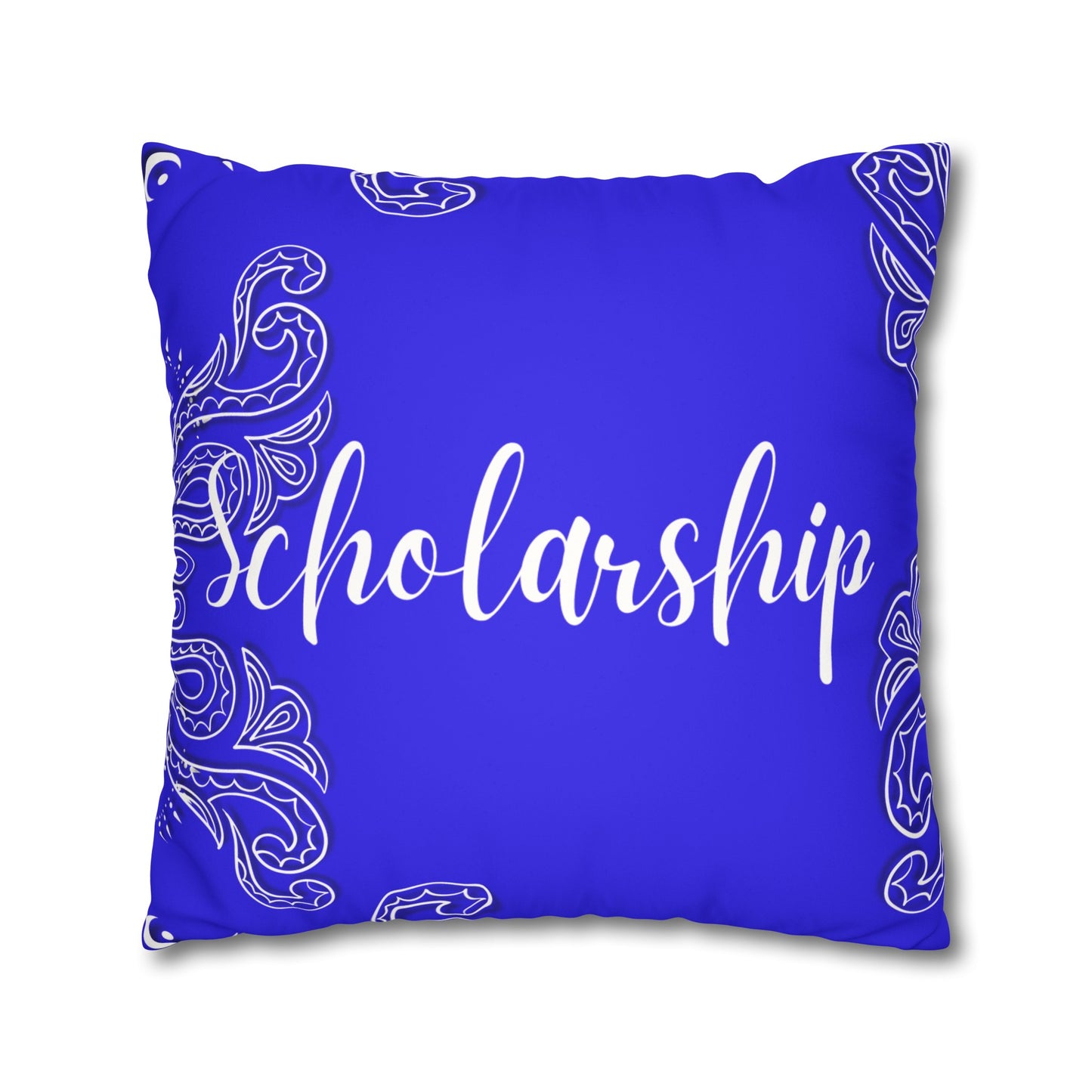 Scholarship 1920 Faux Suede Square Pillowcase