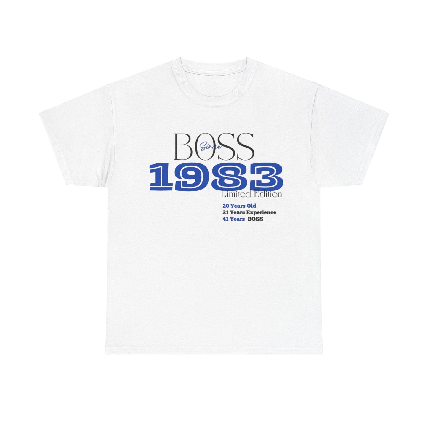 Boss Since 1983 Unisex Heavy Cotton Tee