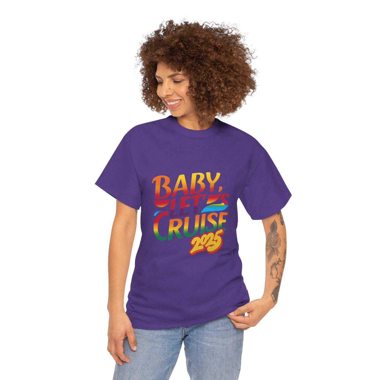 T-Shirt Baby Lets Cruise Family Friends Trip Memory Maker