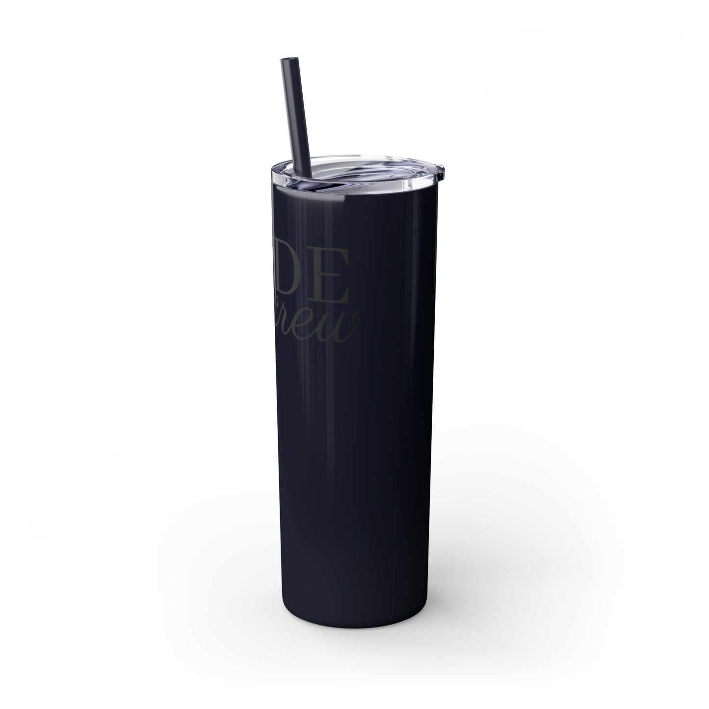 Bride Crew Skinny Tumbler with Straw, 20oz