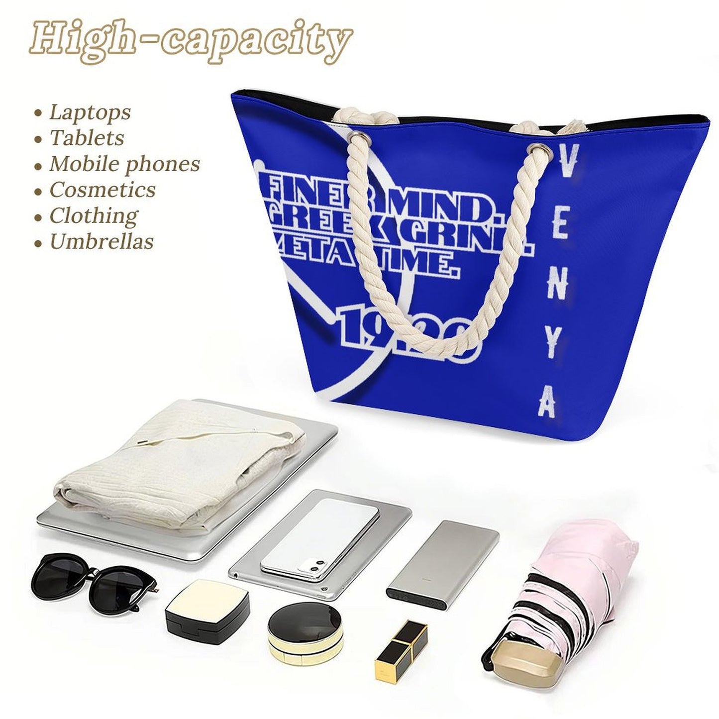 Hemp rope tote bag Hemp Rope Tote Bag