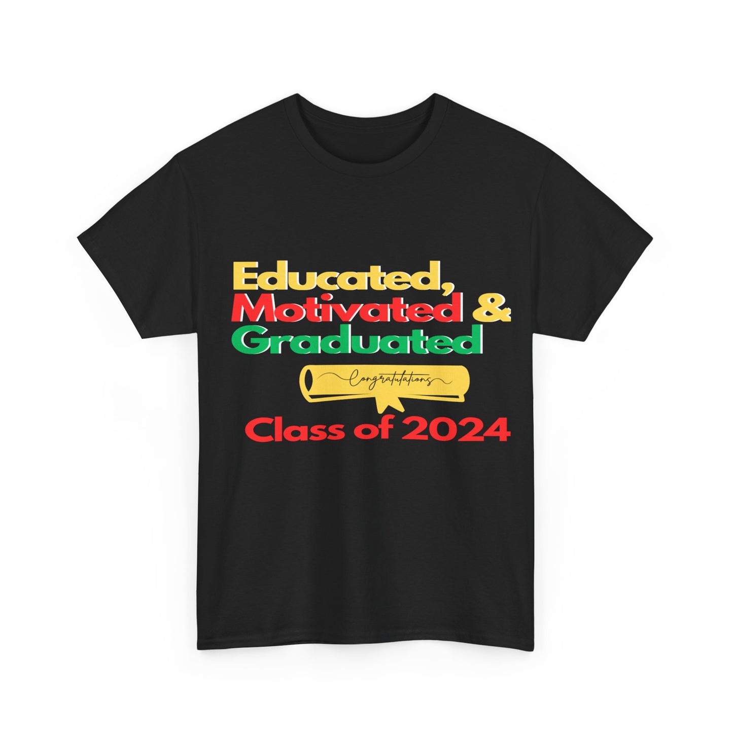 Educated Graduated Unisex Heavy Cotton Tee