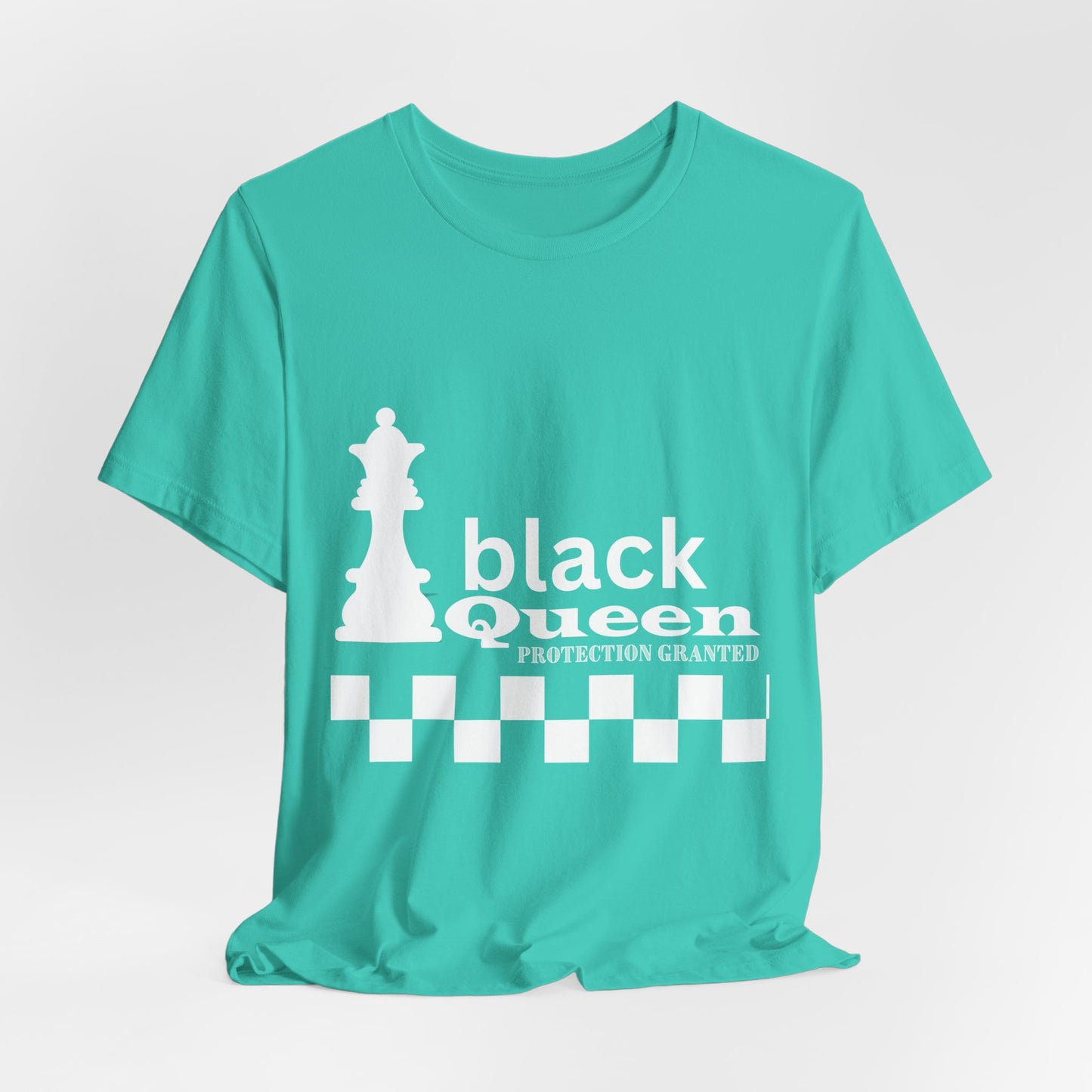 Black Queen Chess Tee - Unisex Jersey Short Sleeve