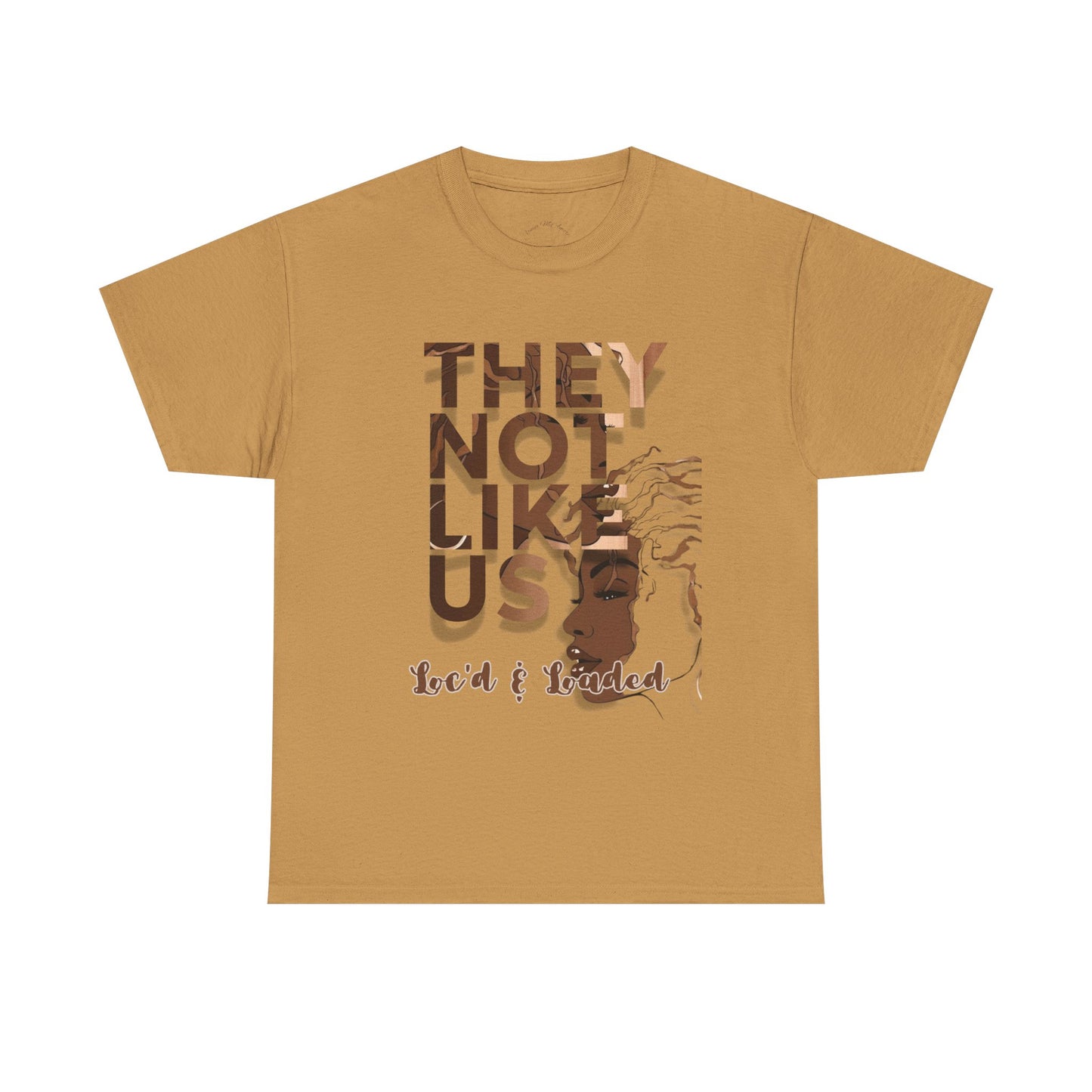 They Not Like Us Loc'd Unisex Heavy Cotton Tee - Melanated Commemorative T-Shirt