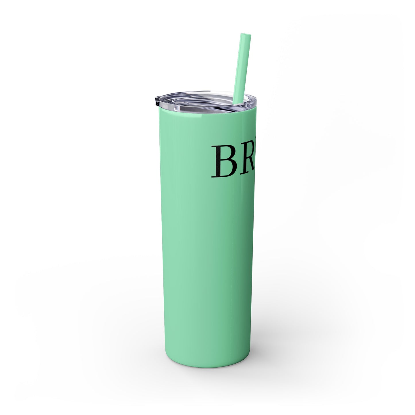 Bride Crew Skinny Tumbler with Straw, 20oz