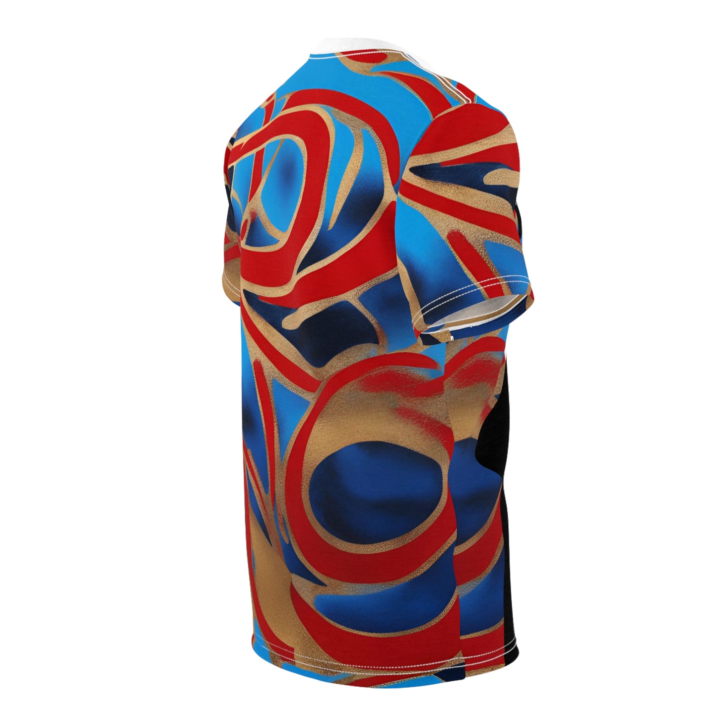 BLACK Wolf Unisex Cut & Sew Tee