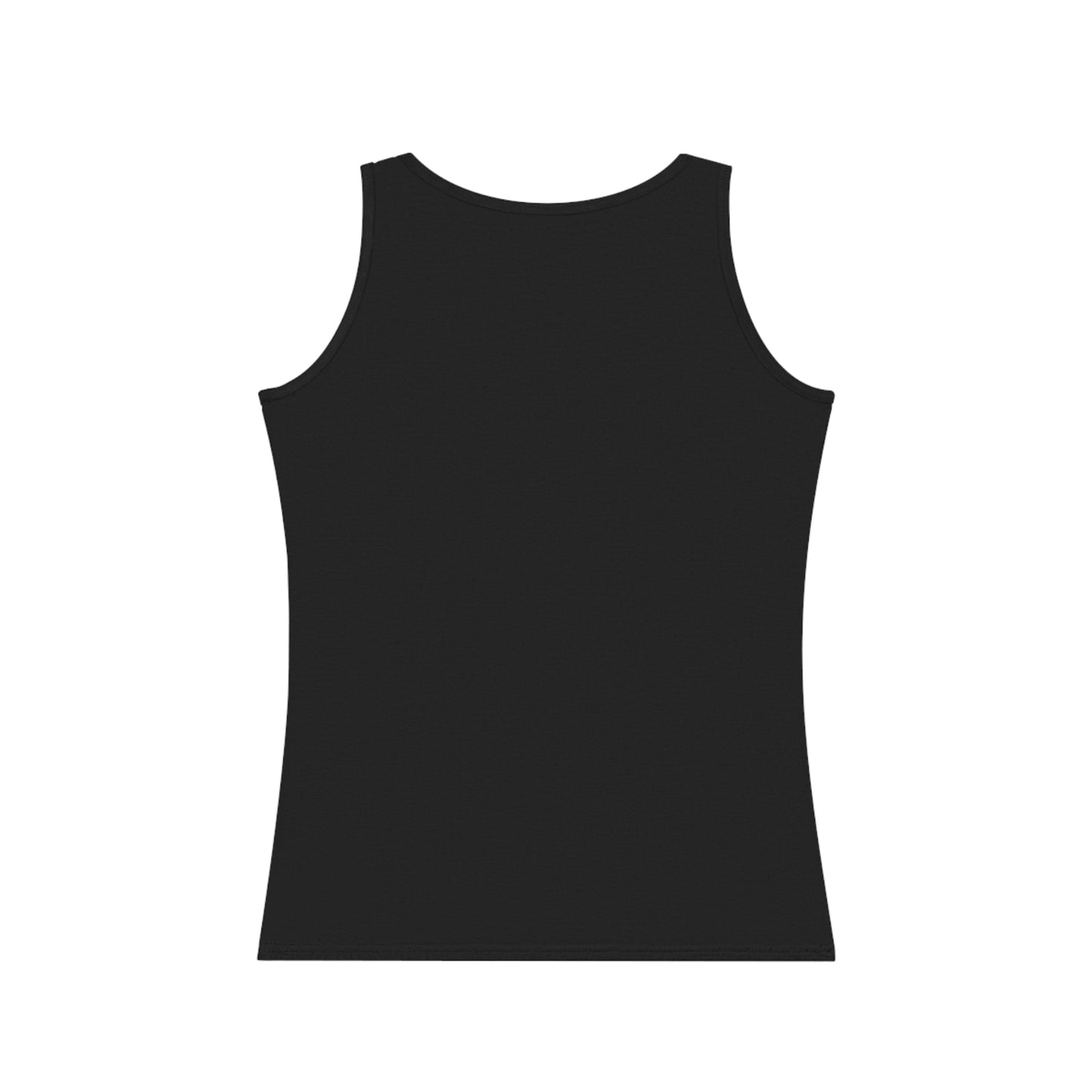 Authentic Women's Tank Top, Graffiti Style Design, Soft and Trendy, Black Gray White, Jeans Shorts Layered Jacket, Casual